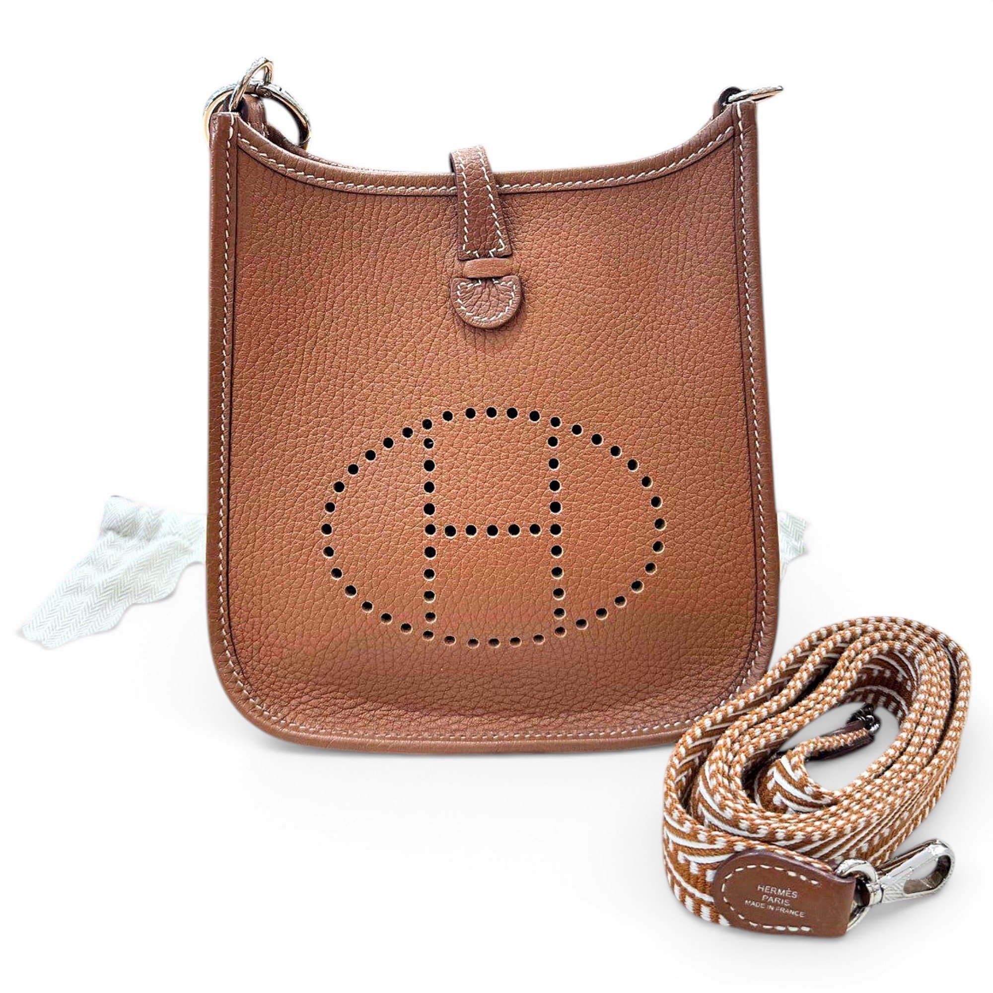 Evelyne leather handbag