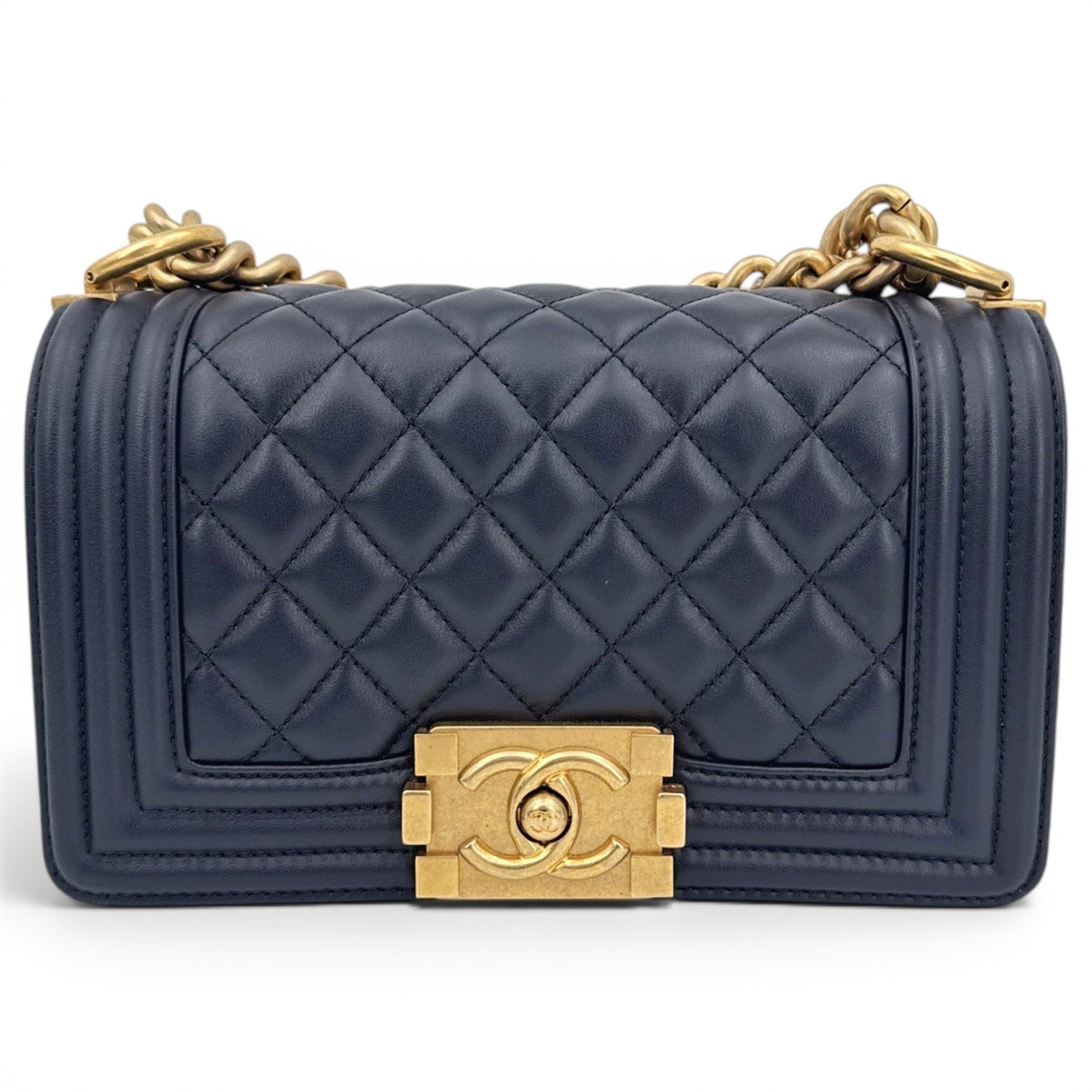 Boy leather crossbody bag