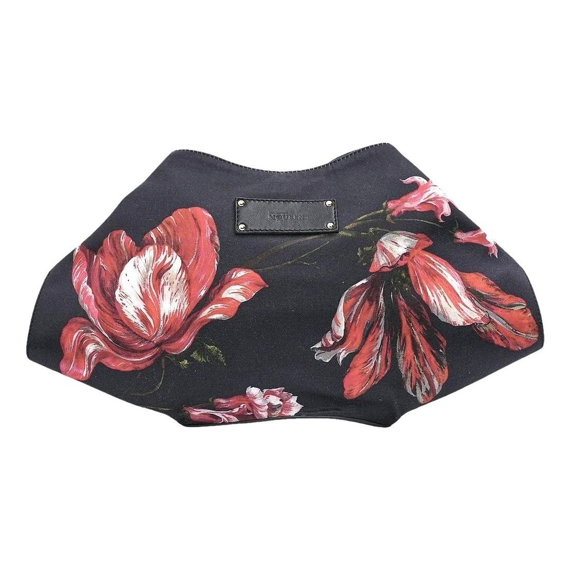 Alexander McQueen Manta silk clutch bag