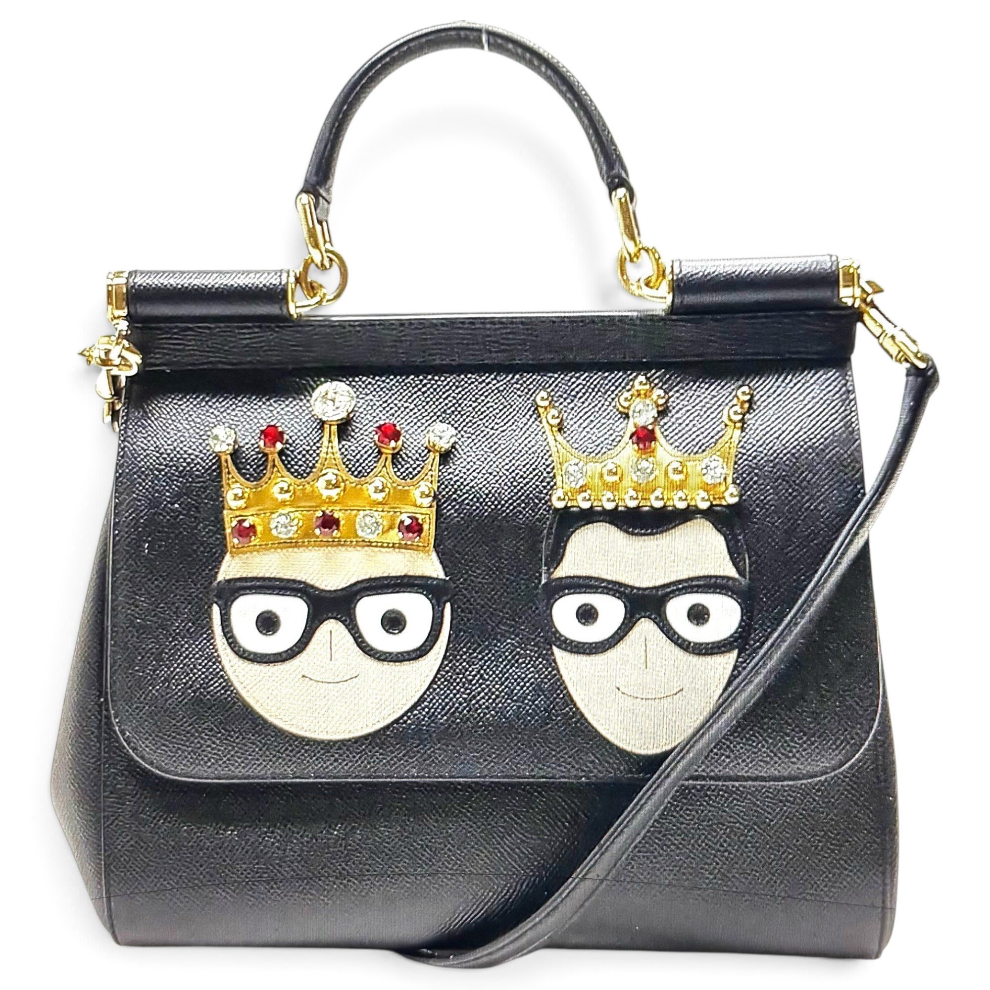 Dolce & Gabbana Sicily leather handbag