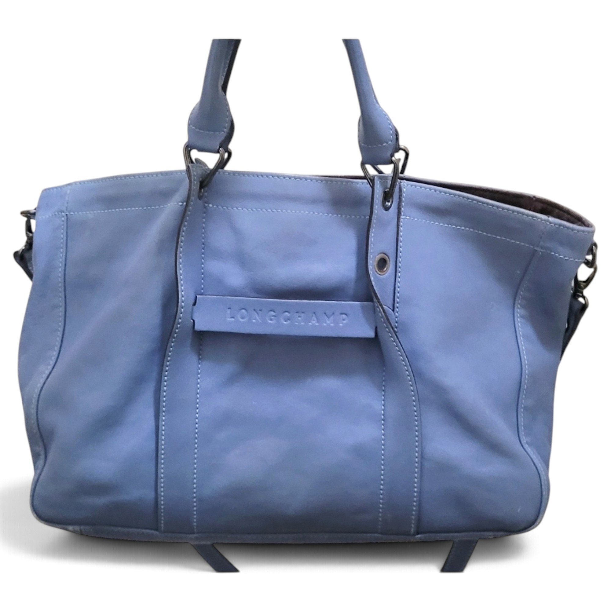 3D leather handbag