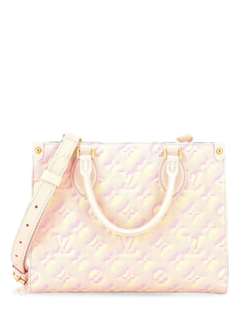 OnTheGo Tote Stardust Monogram Empreinte Leather PM shoulder bag
