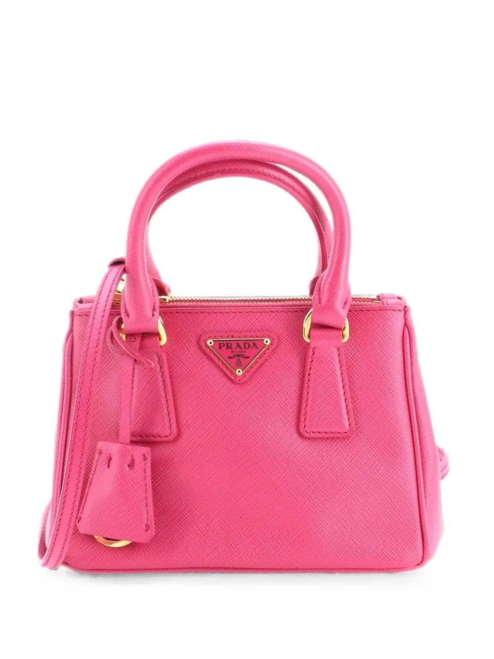 Galleria Double Zip Tote Saffiano Leather Mini crossbody bag