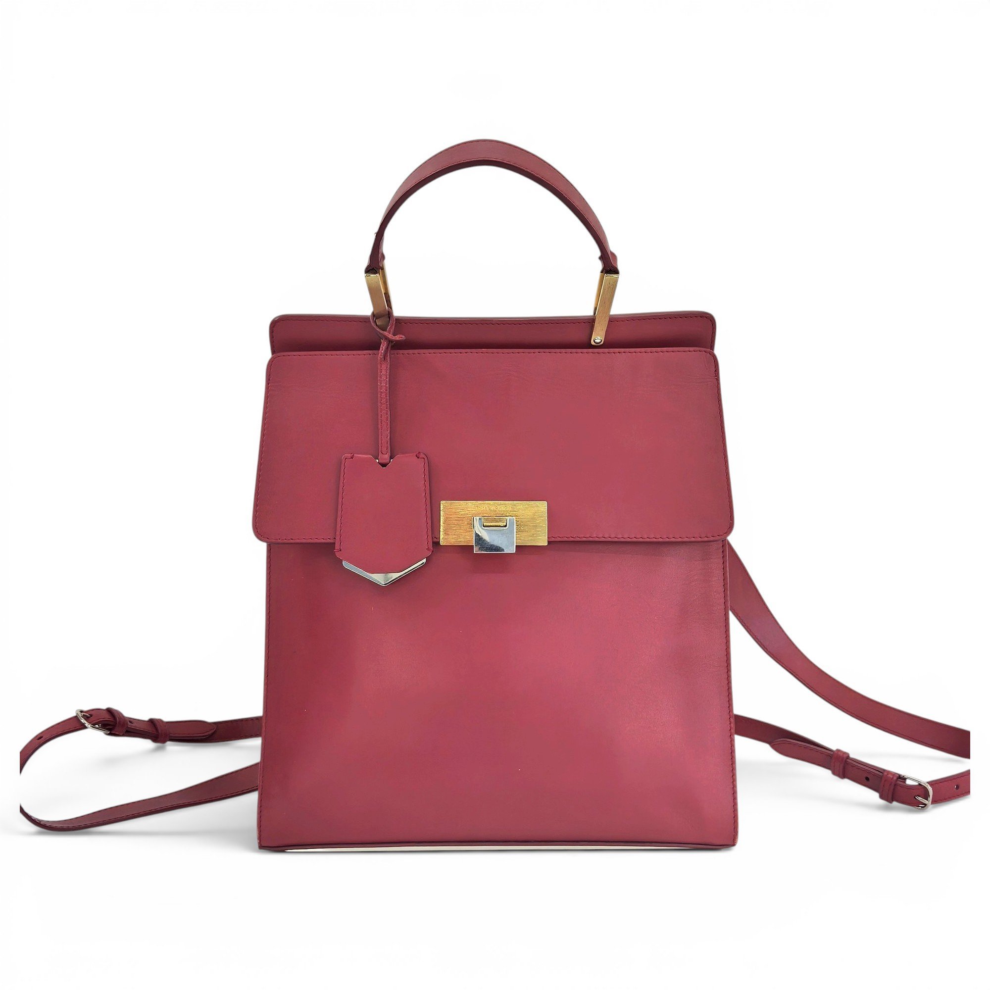 Leather backpack