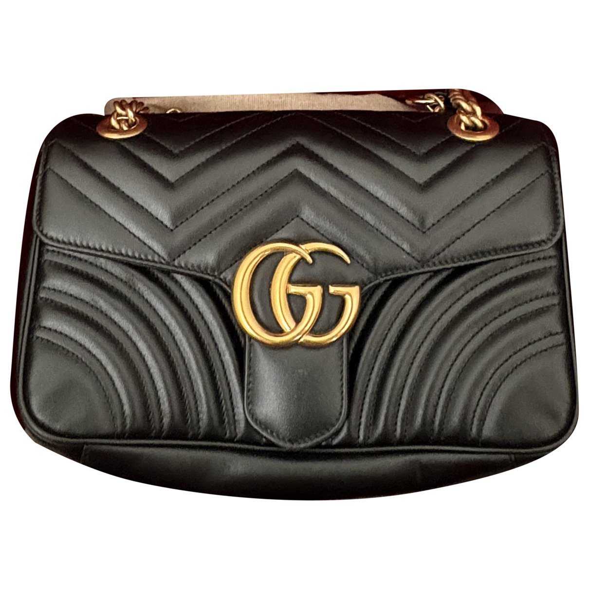 GG Marmont Flap leather crossbody bag