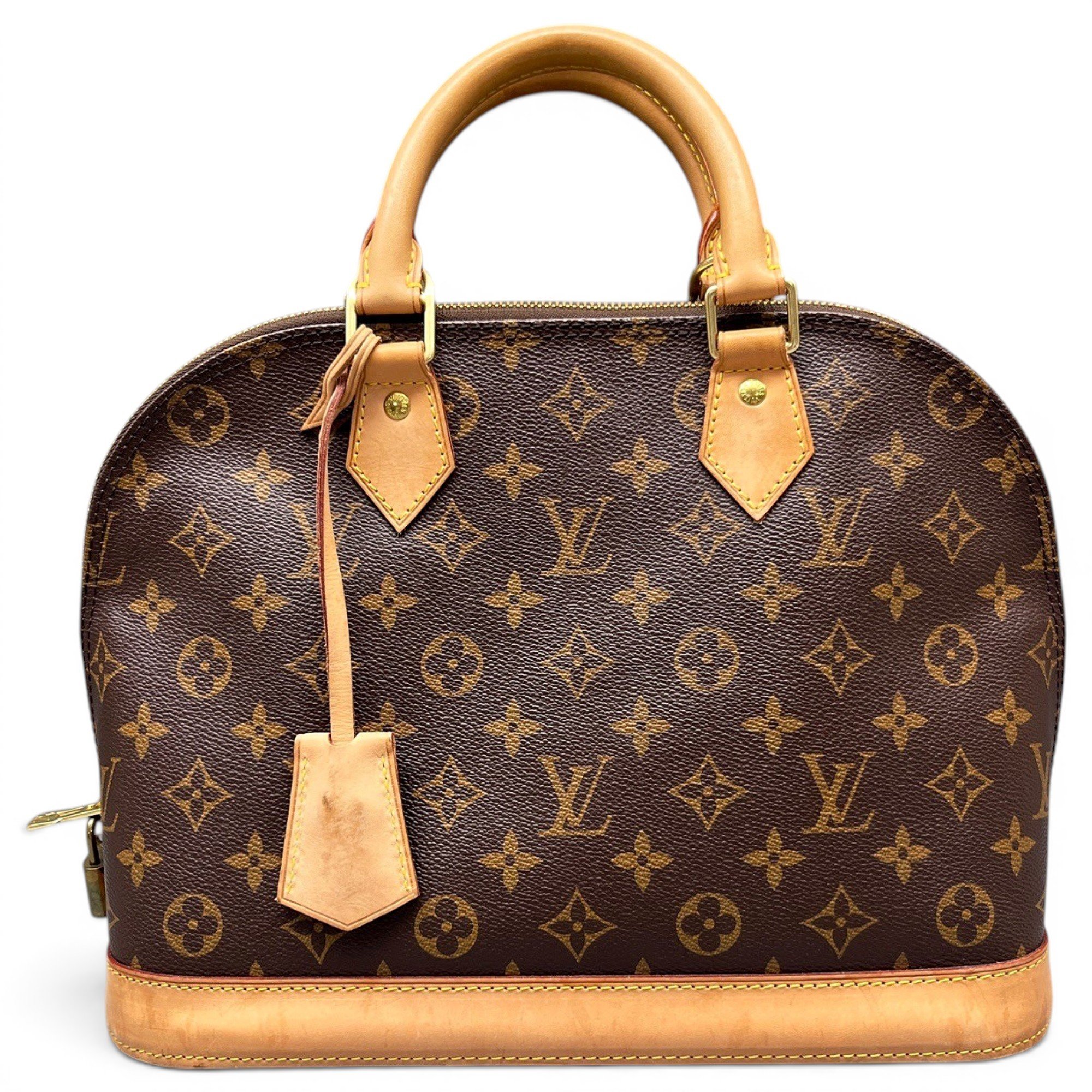 Alma leather handbag