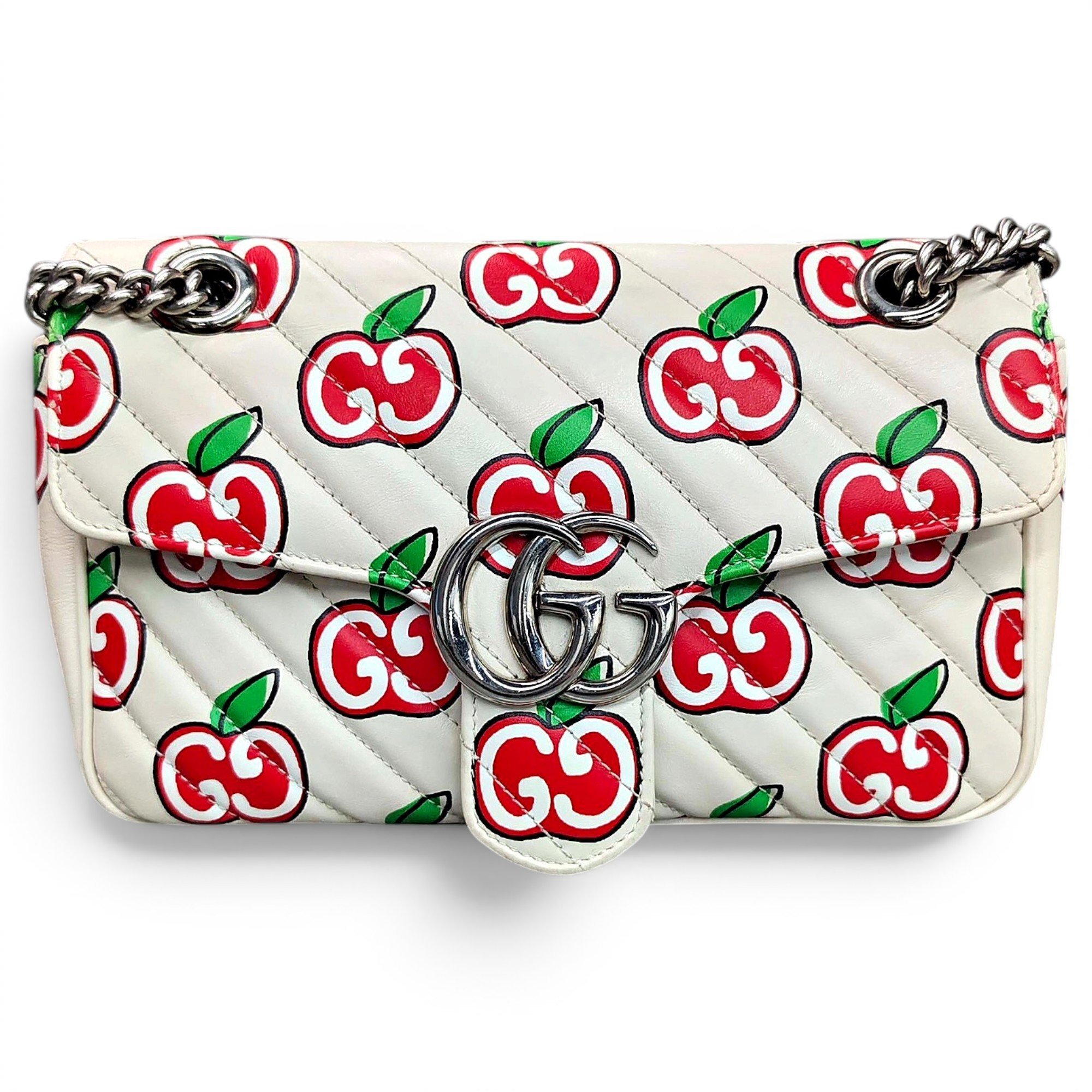 GG Marmont Flap leather crossbody bag