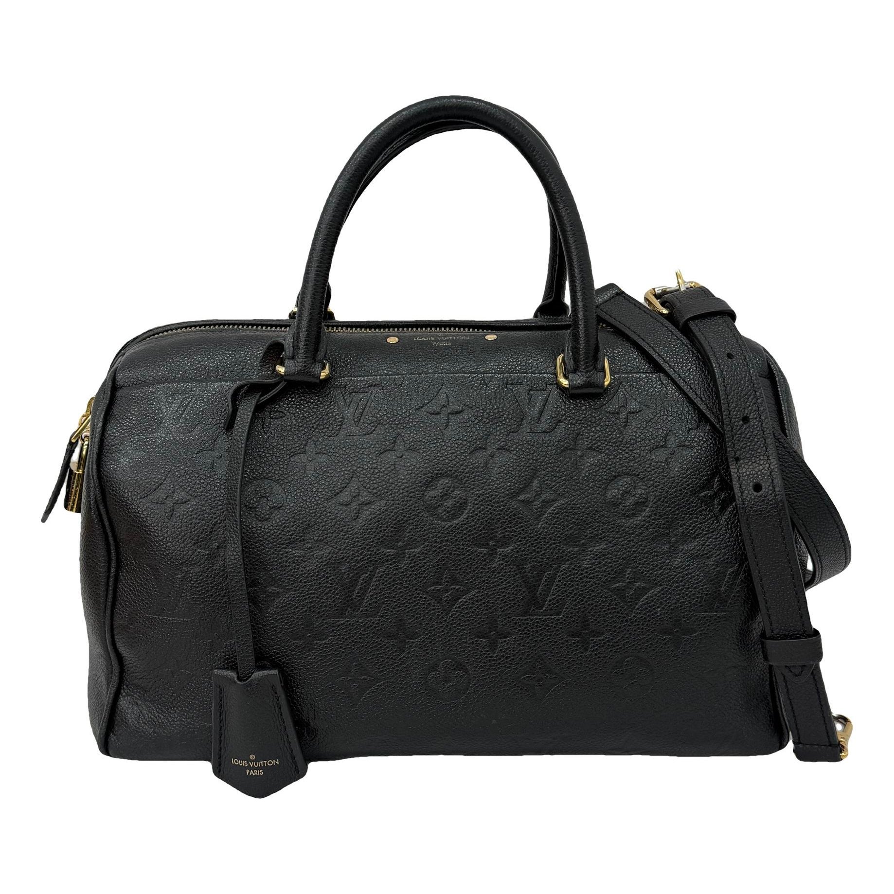 Speedy leather handbag