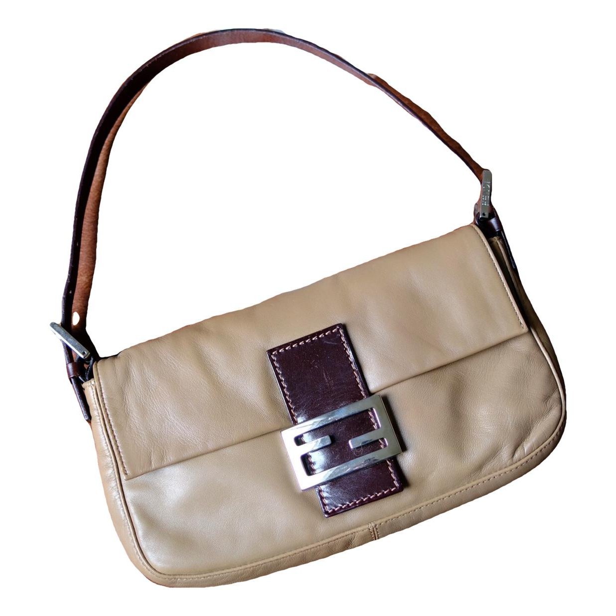 Baguette leather handbag