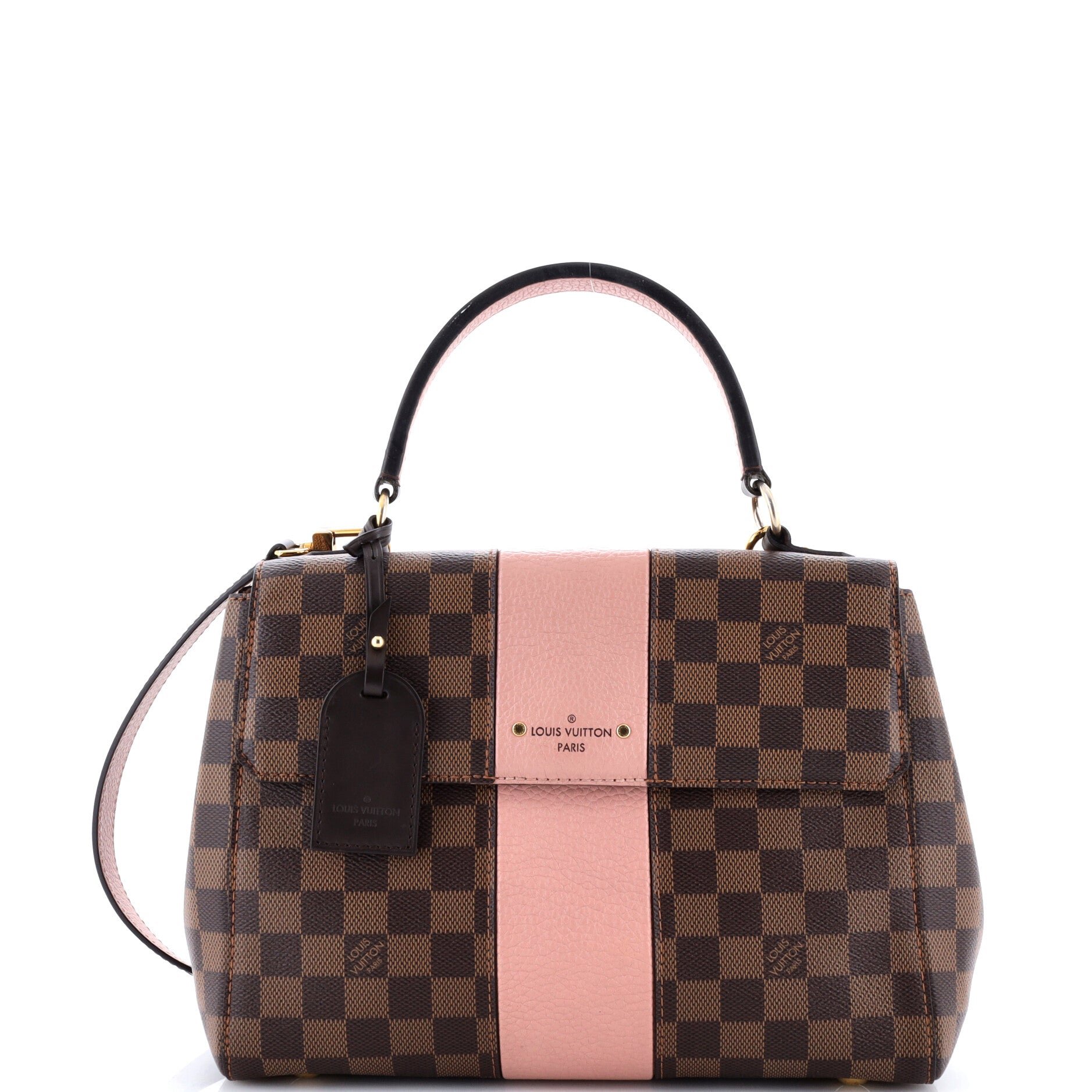 Bond Street Handbag Damier with Leather MM
