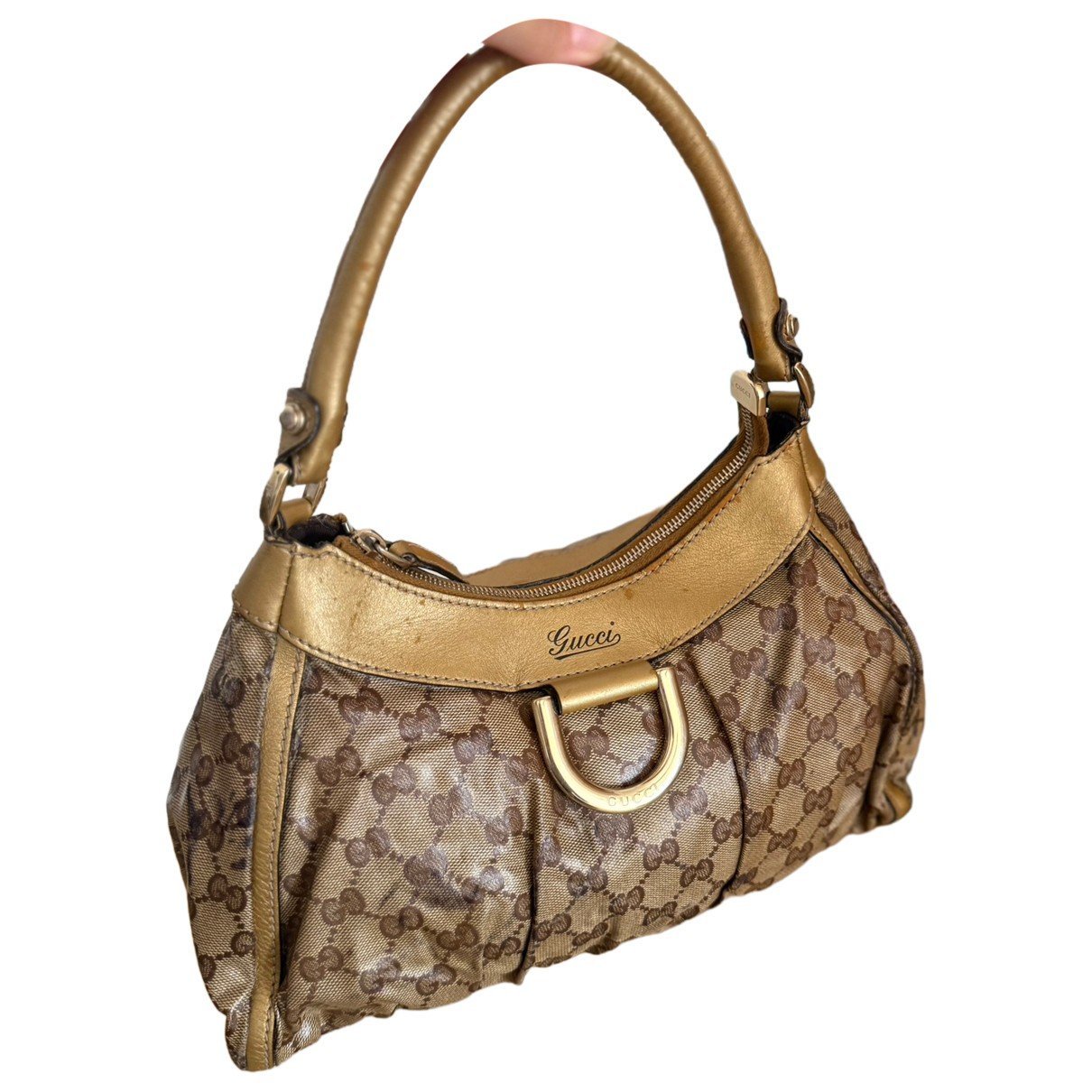 D-Ring leather handbag