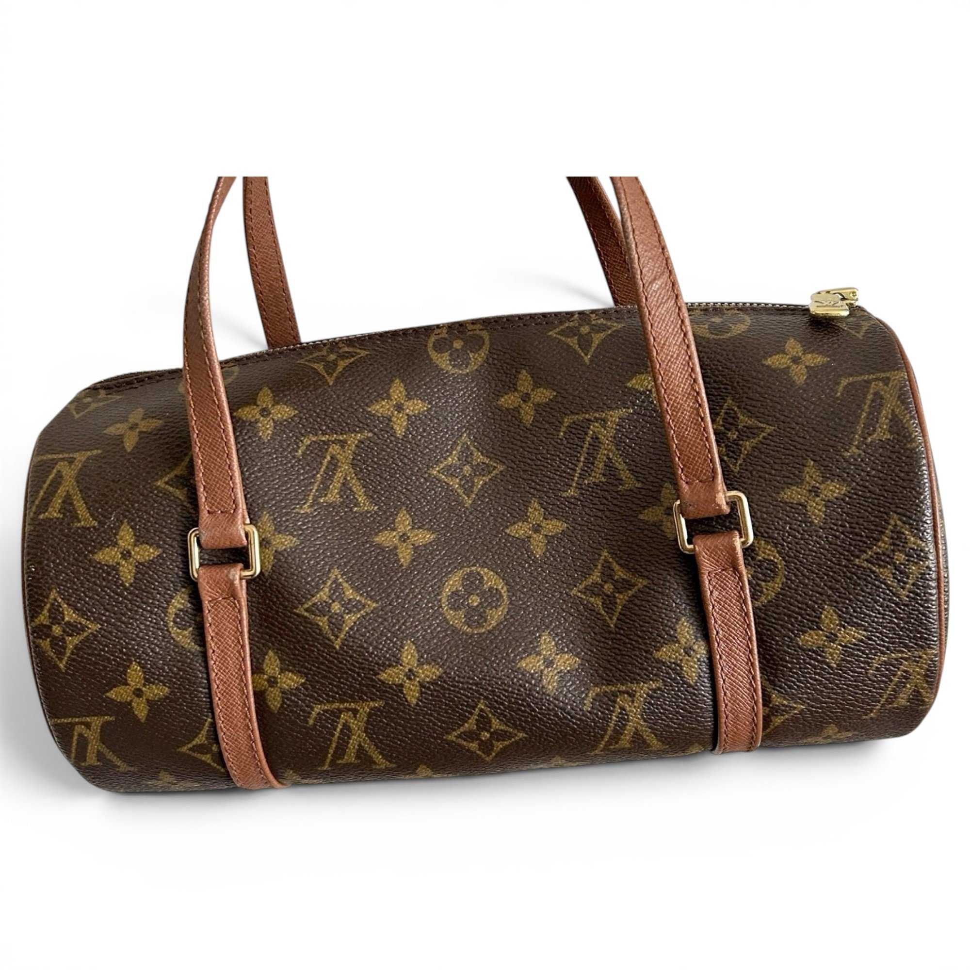 Papillon leather handbag