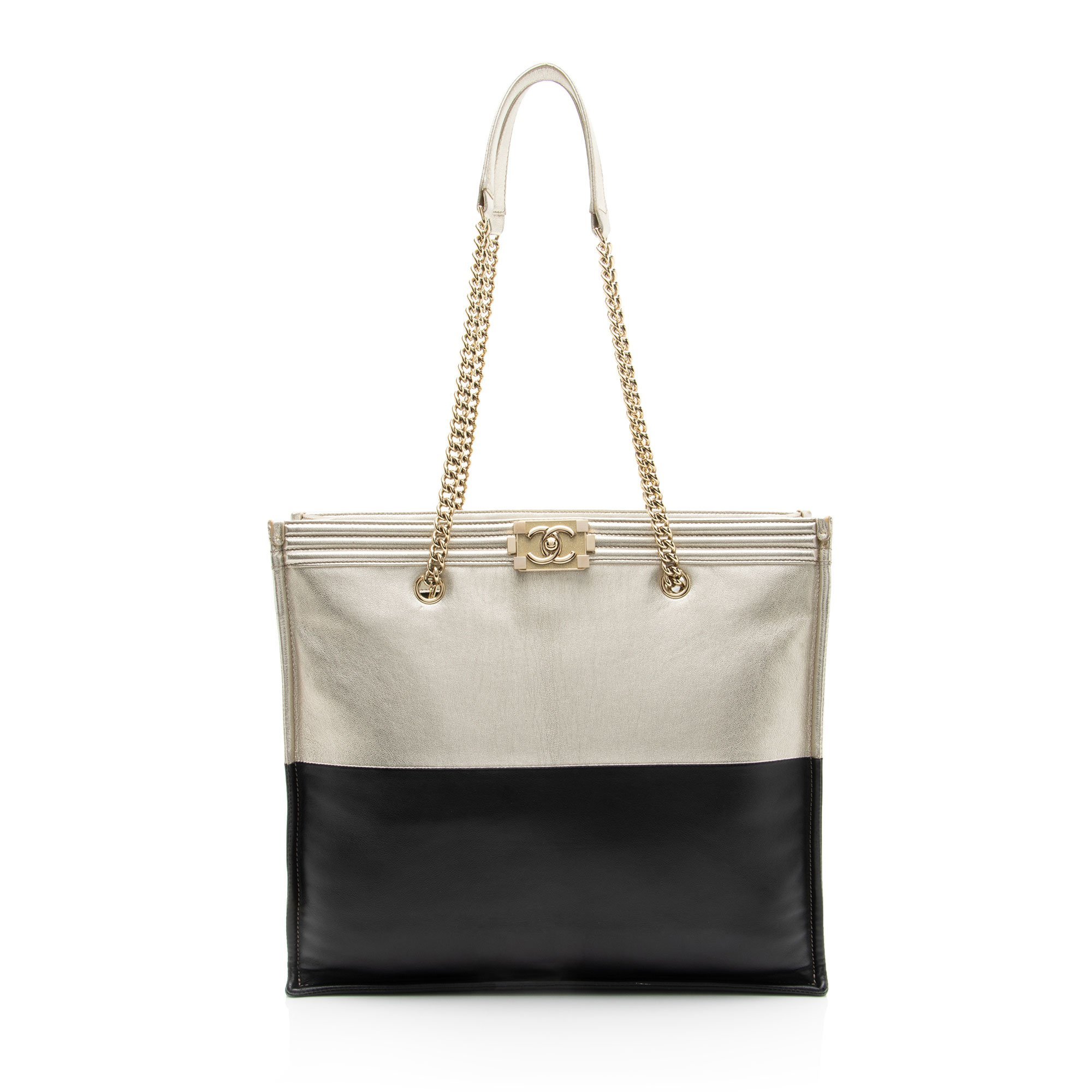 Boy leather tote