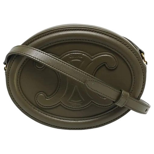 Triomphe leather crossbody bag