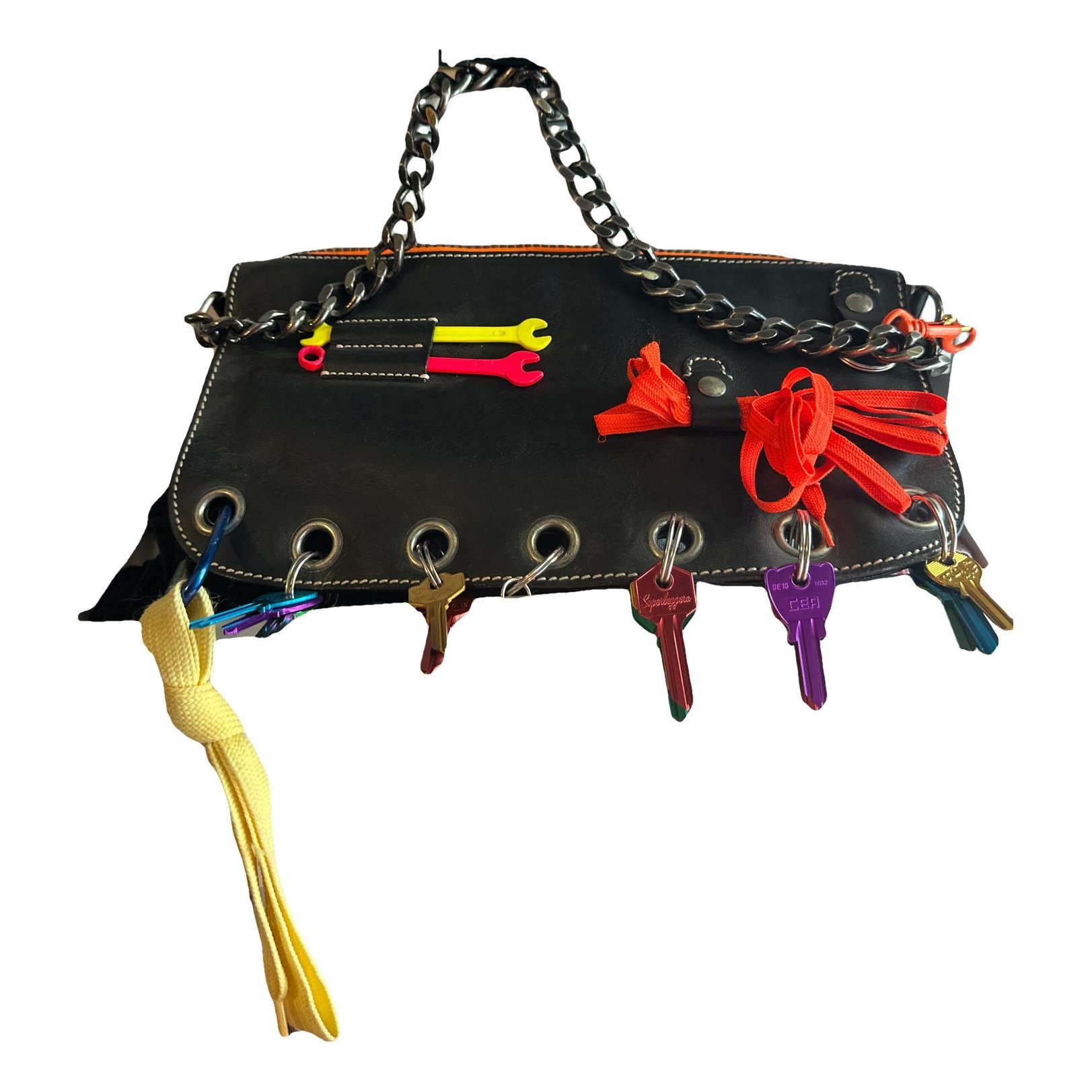 Leather handbag