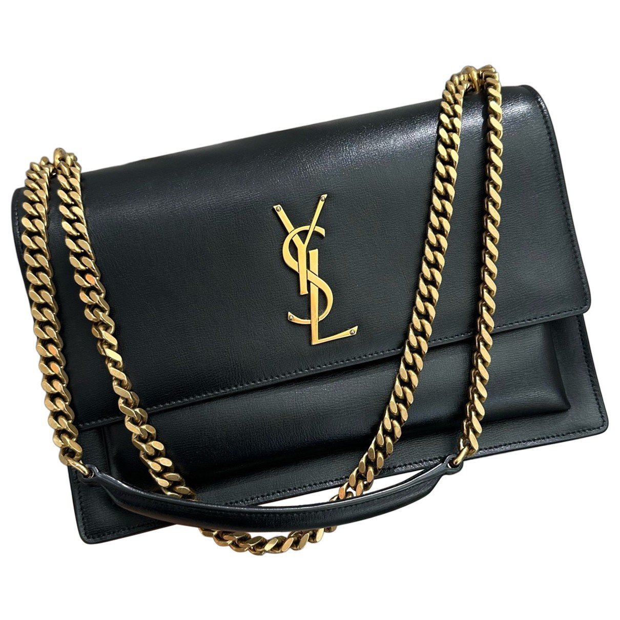 Sunset leather handbag
