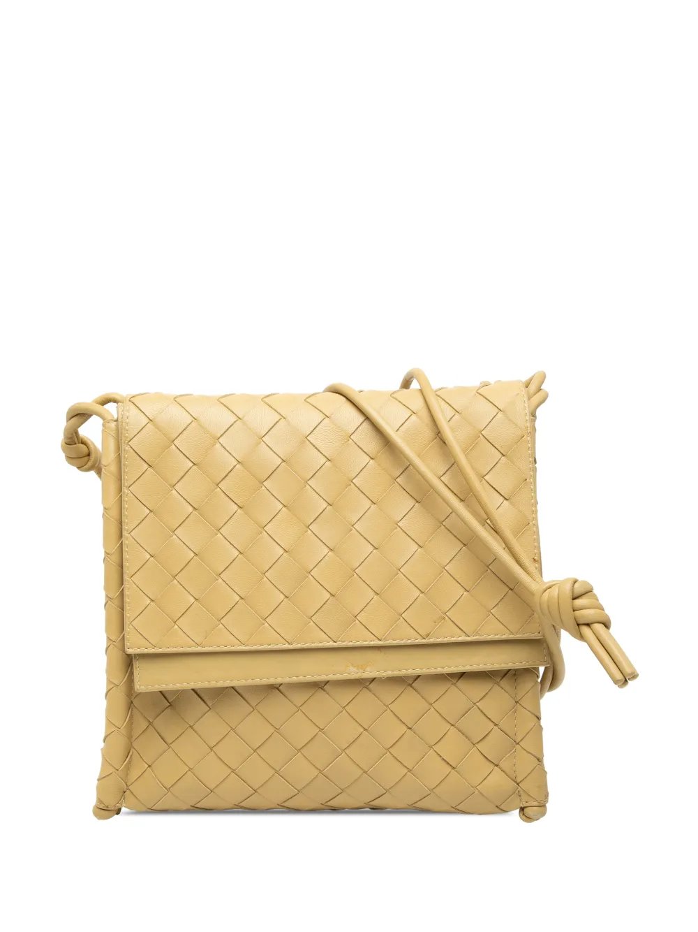 2012-2026 Small Nappa Intrecciato BV Fold crossbody bag