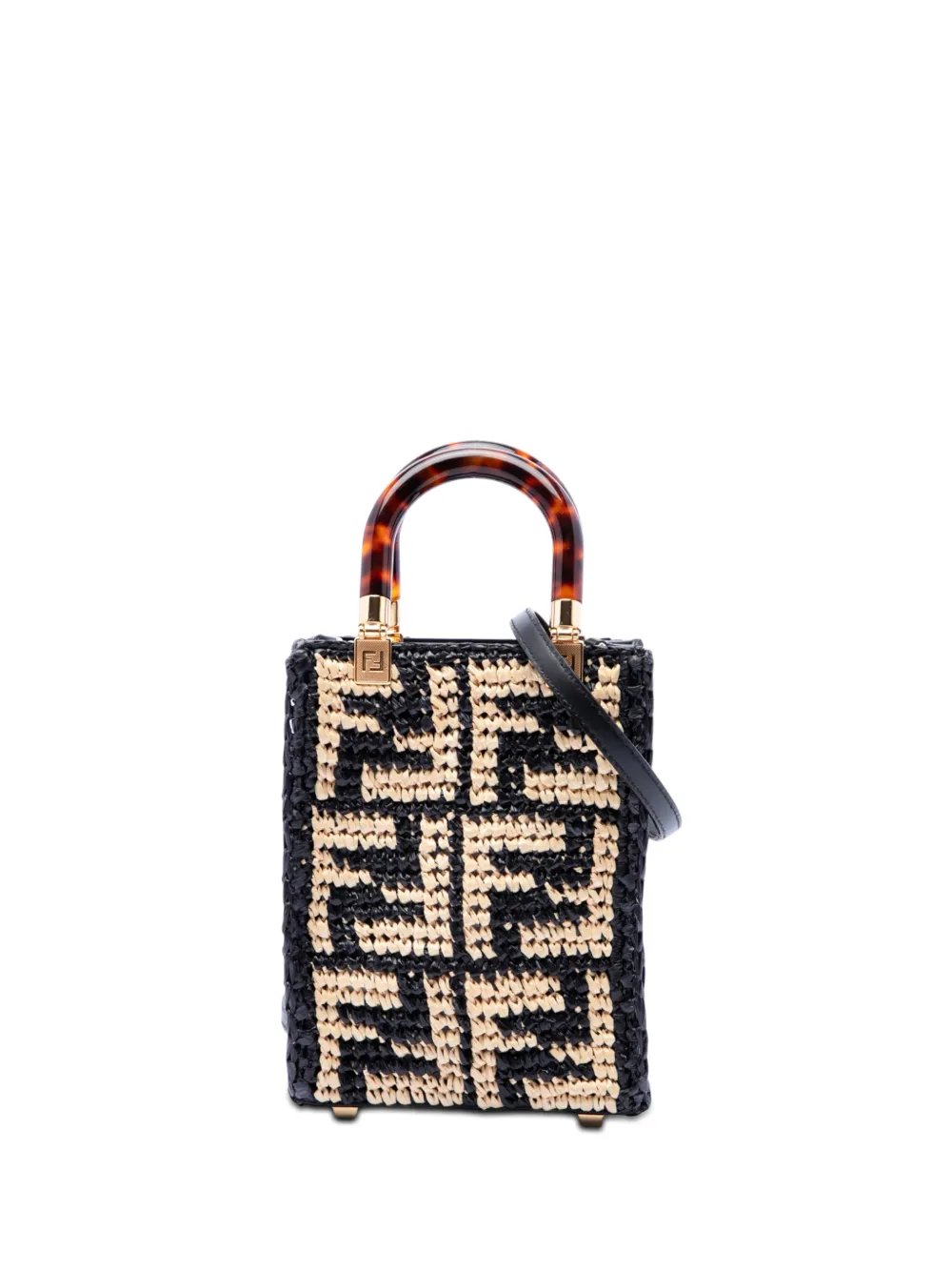 2010-2026 Mini Zucca Raffia Sunshine Shopper Tote satchel