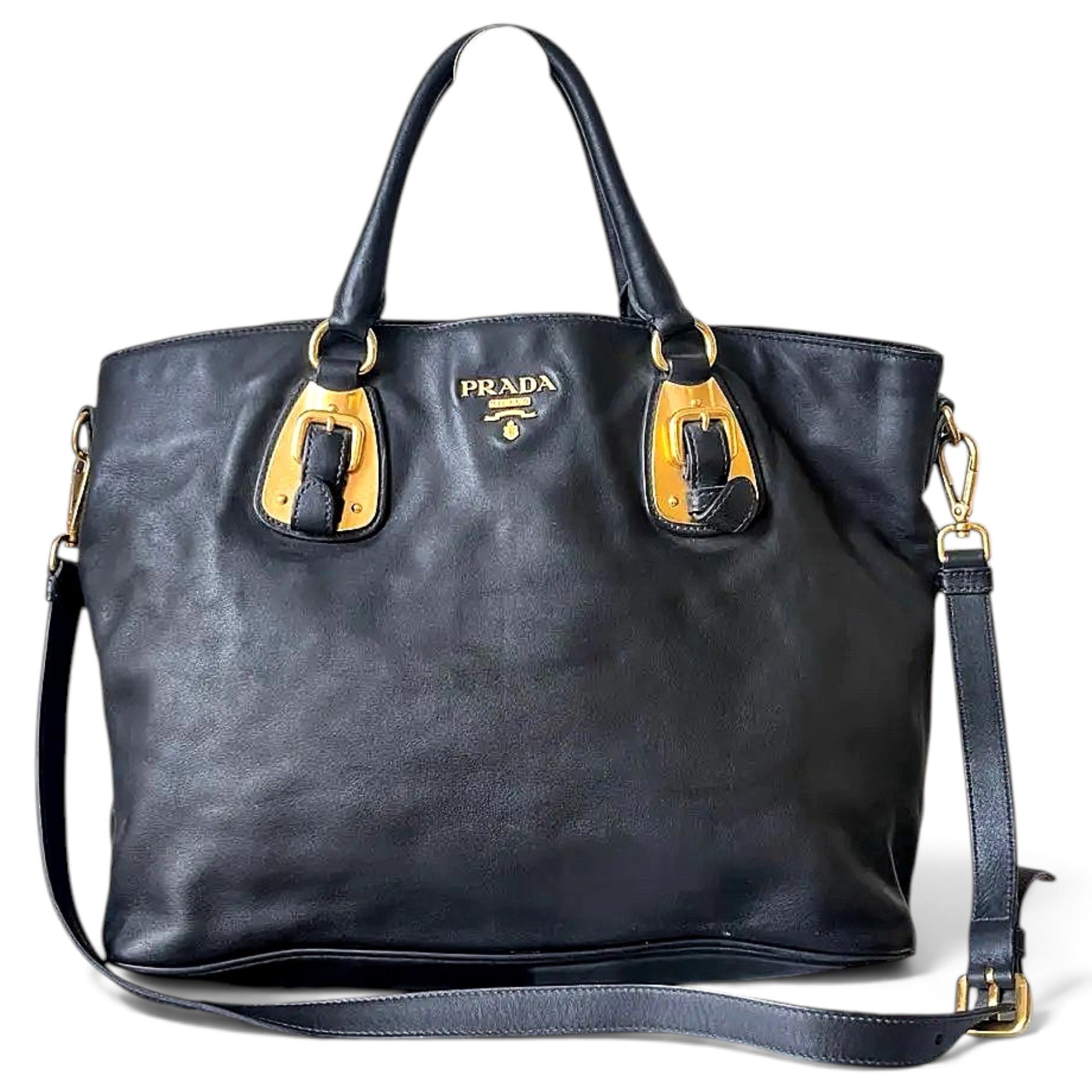 Leather tote