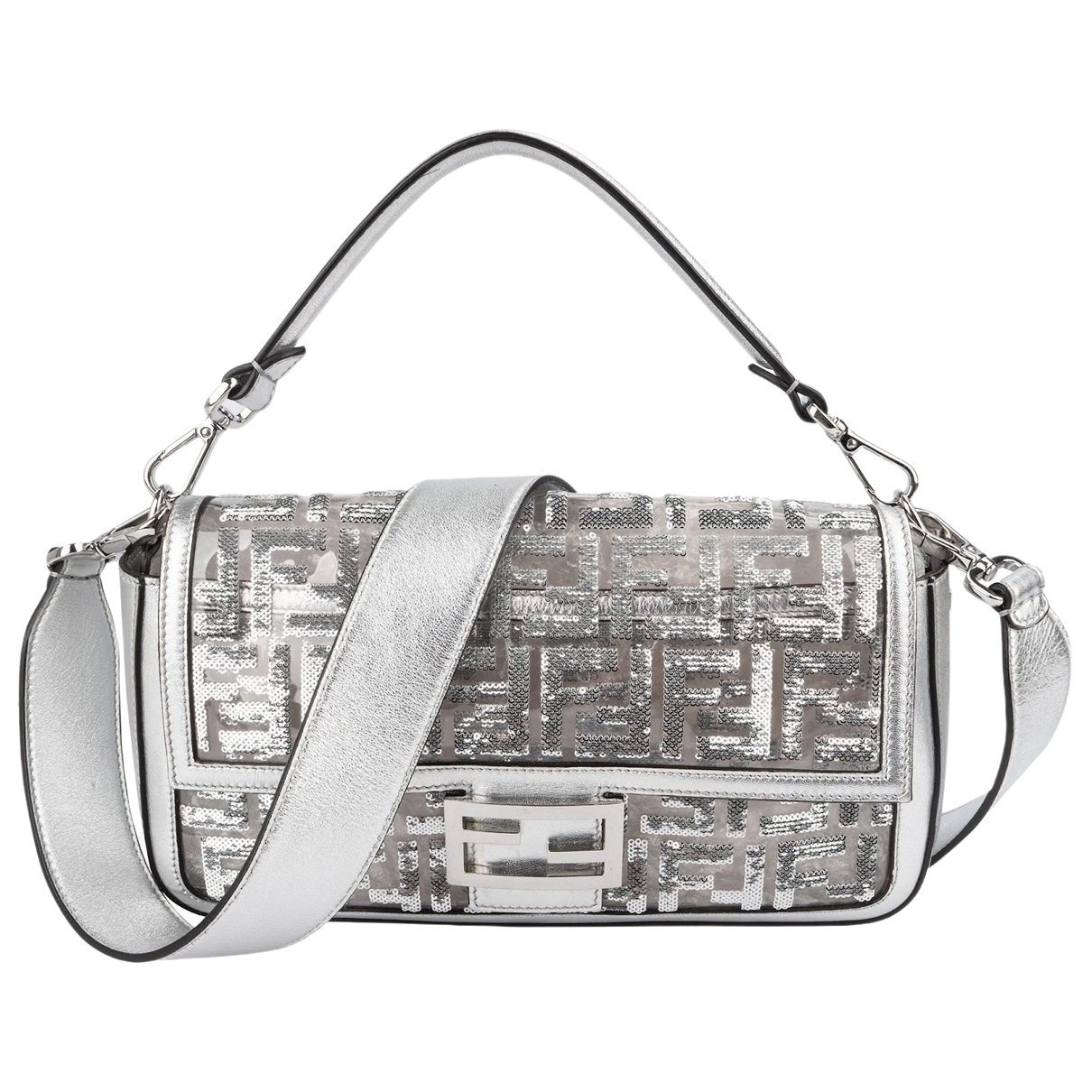 Baguette leather handbag