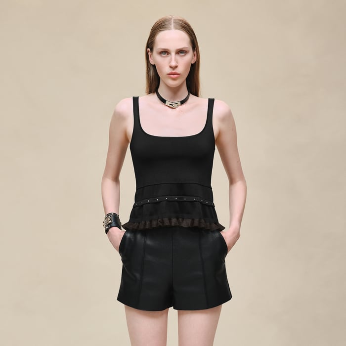 Noir Jewel Tank Top