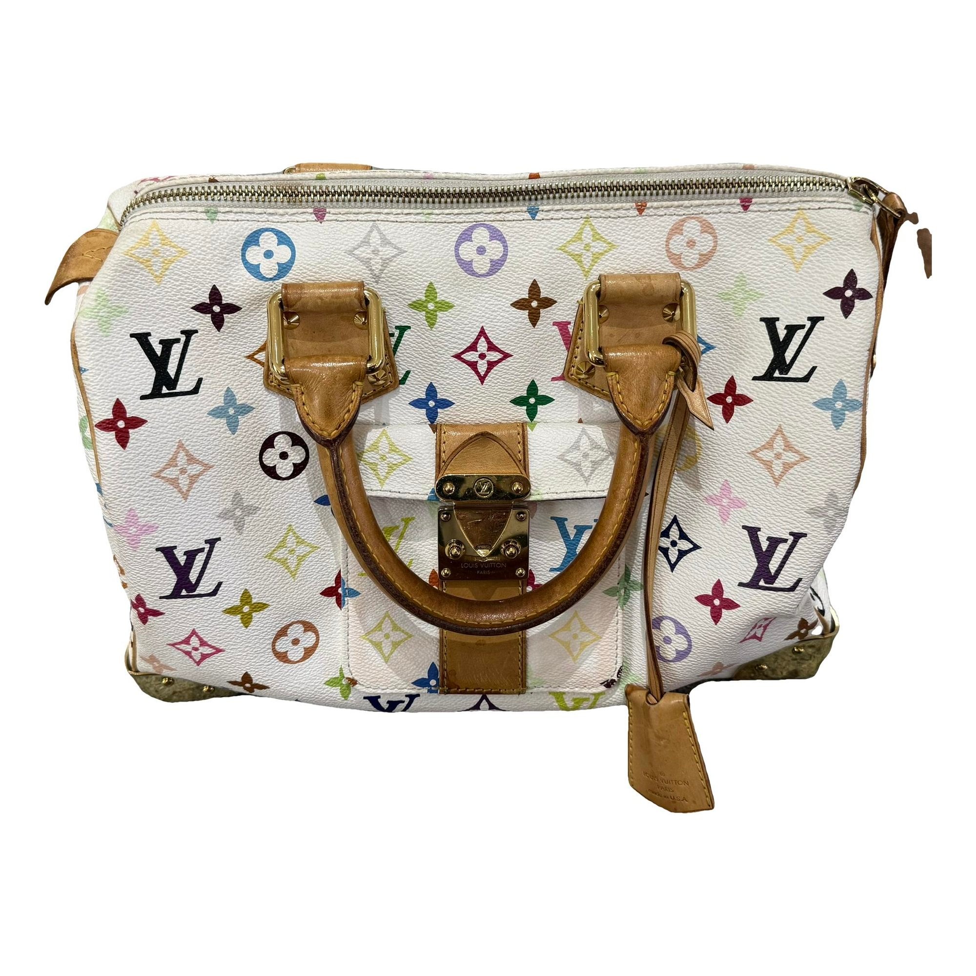Speedy leather handbag