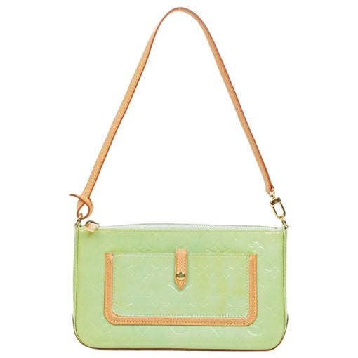 Pochette Accessoire patent leather handbag