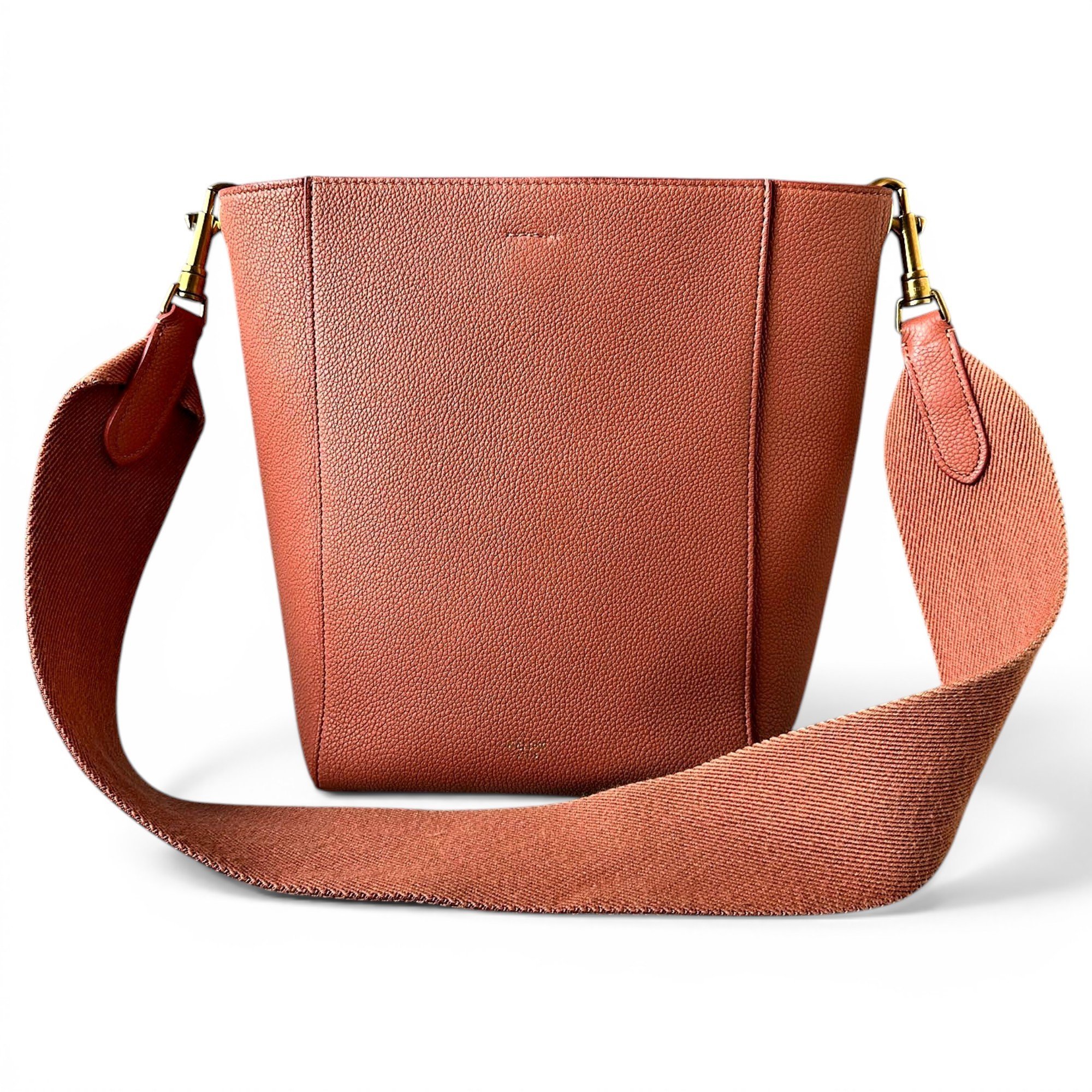 Seau Sangle leather handbag