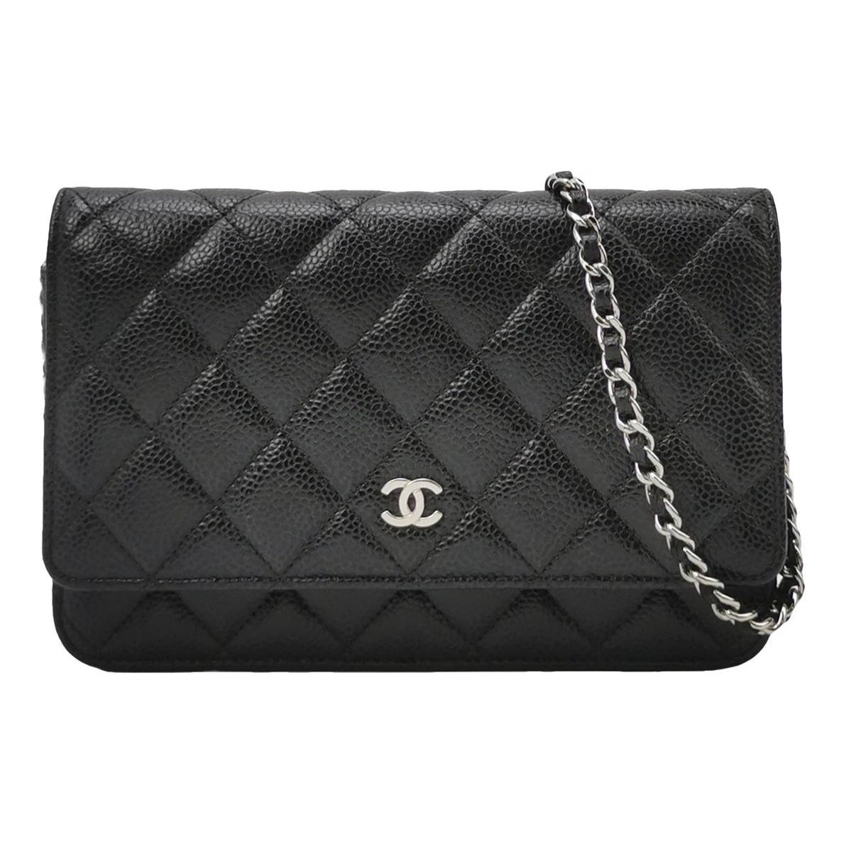Wallet On Chain Timeless/Classique leather handbag