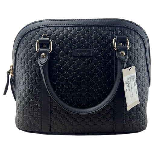 Dôme leather handbag
