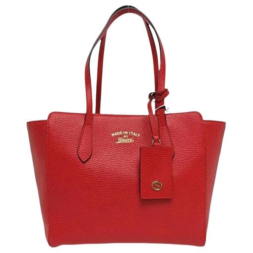 Swing leather handbag