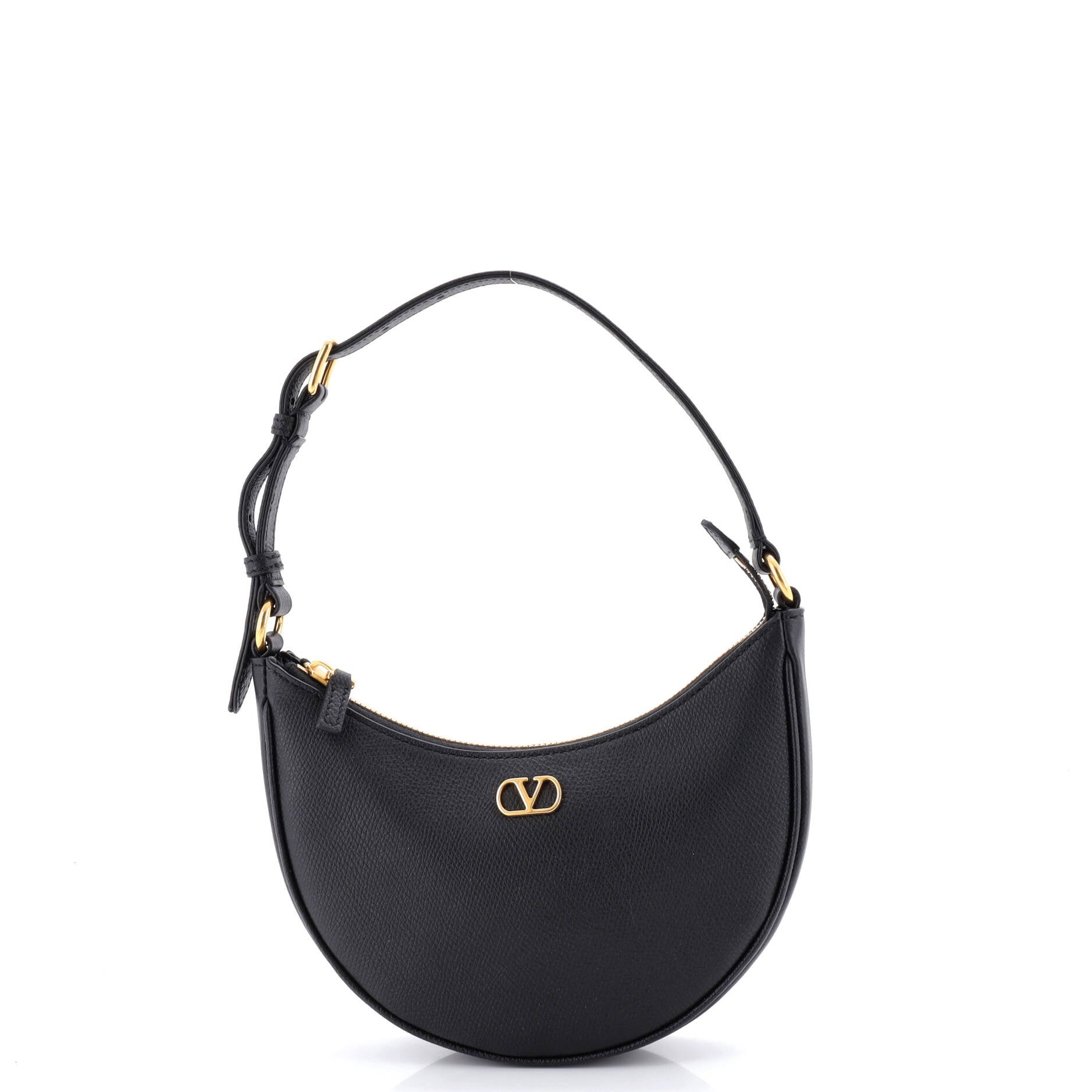 Valentino Garavani Crescent Hobo Leather Mini