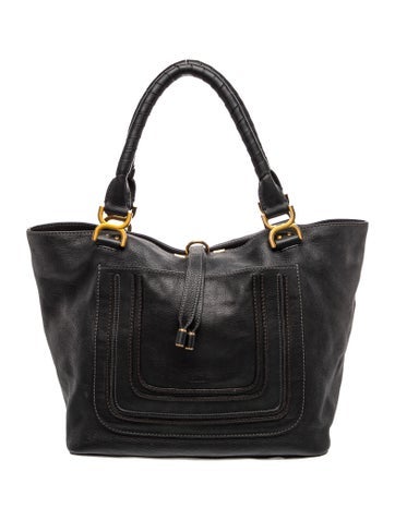 Leather Marcie Shoulder Bag Large