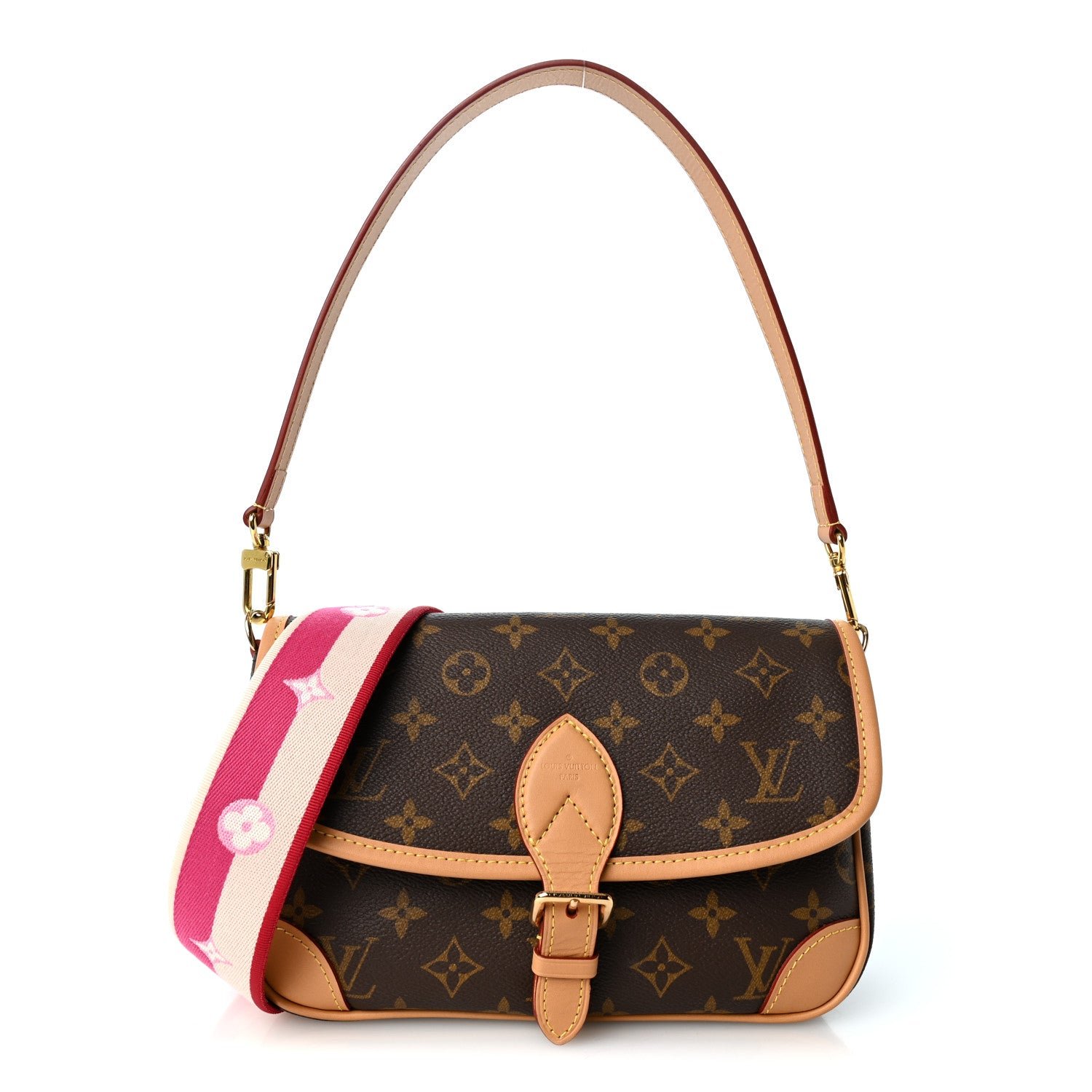 Louis Vuitton Louis Vuitton Monogram Diane Fuchsia