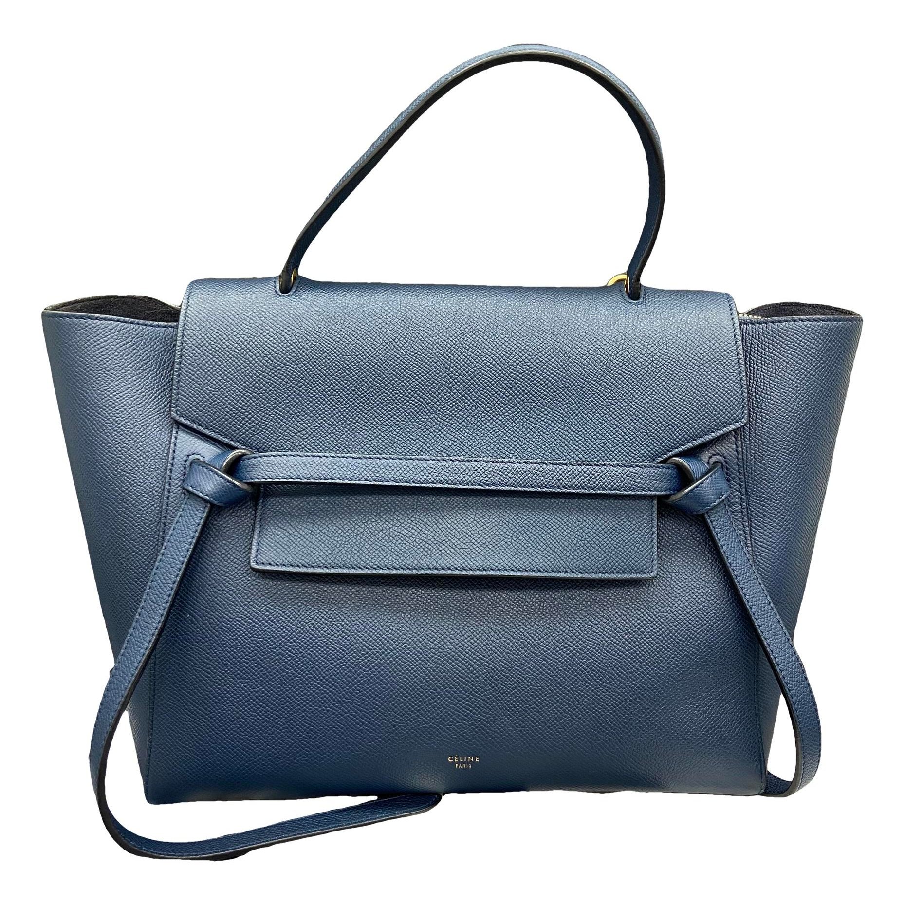 Belt leather handbag