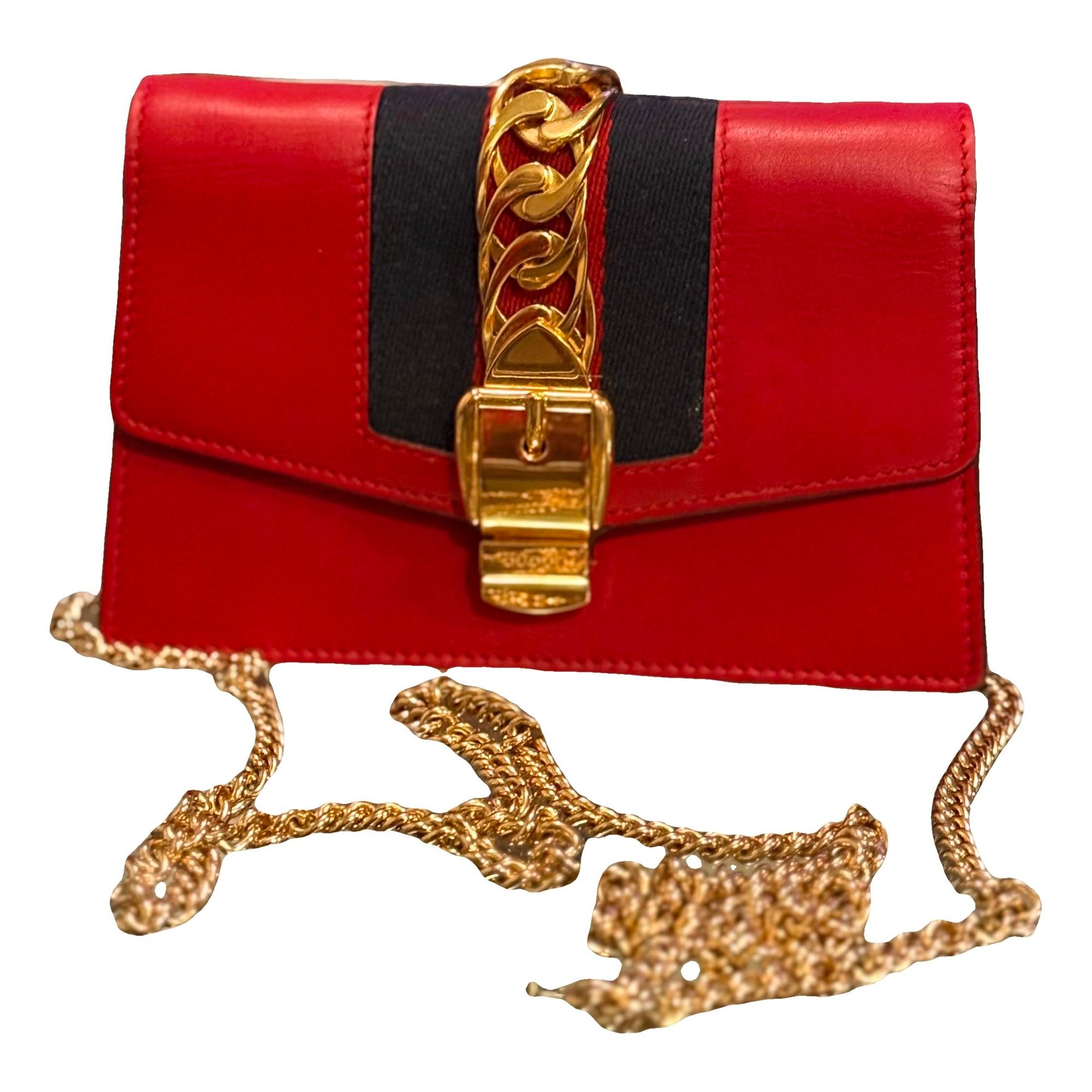 Sylvie Chain leather crossbody bag
