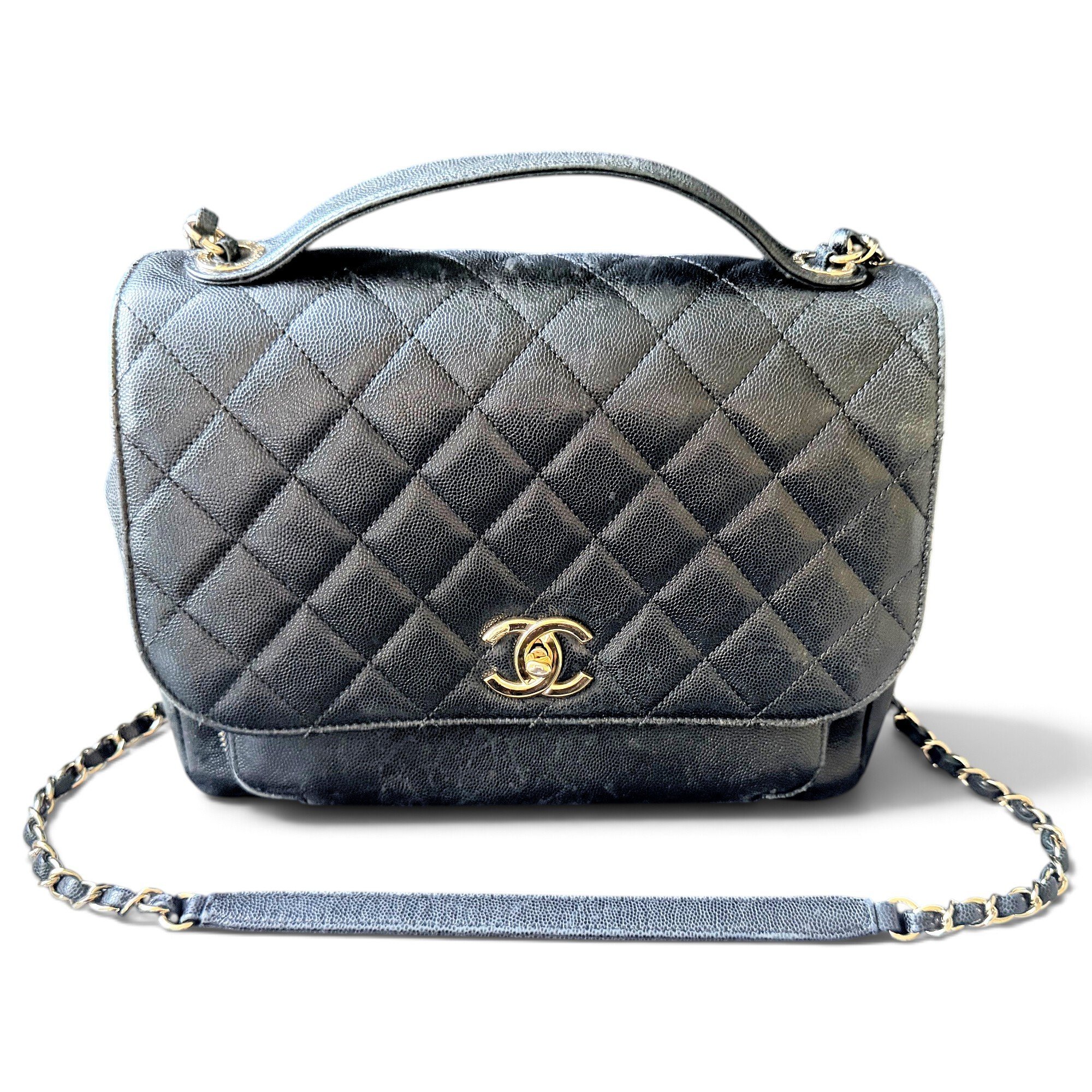 Business Affinity leather handbag