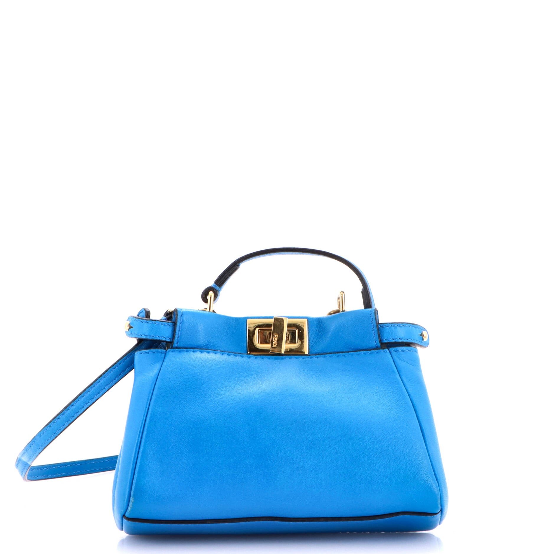 Peekaboo Bag Leather Micro