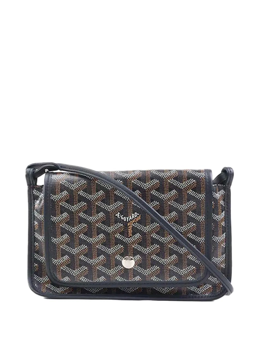 Goyard 2000-2026 Goyardine Plumet Pocket Wallet crossbody bag