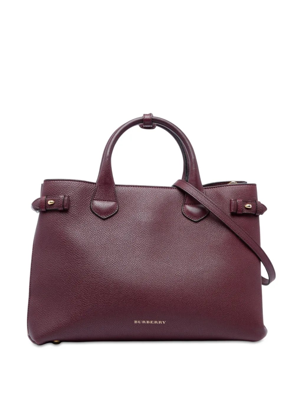 2000-2017 Medium Leather and House Check Banner satchel