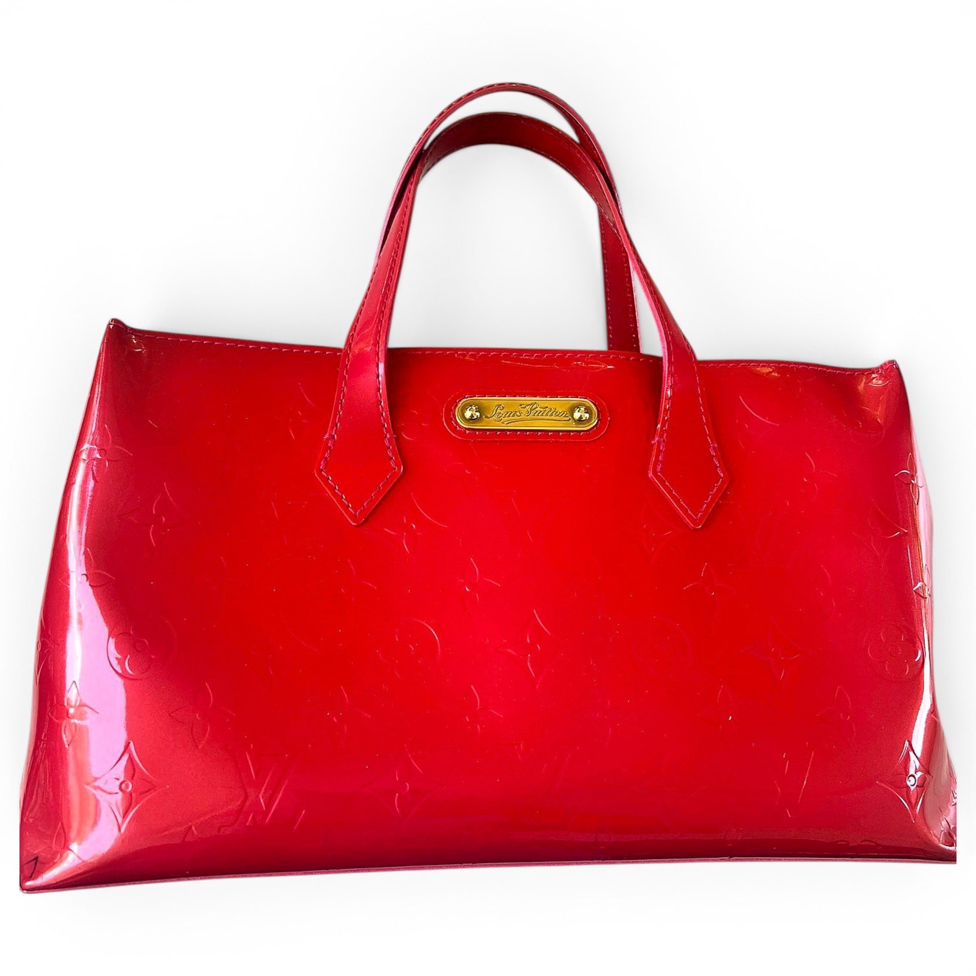 Wilshire patent leather handbag