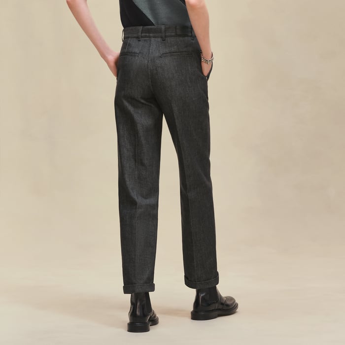 Gris Carbone Straight Leg Pants