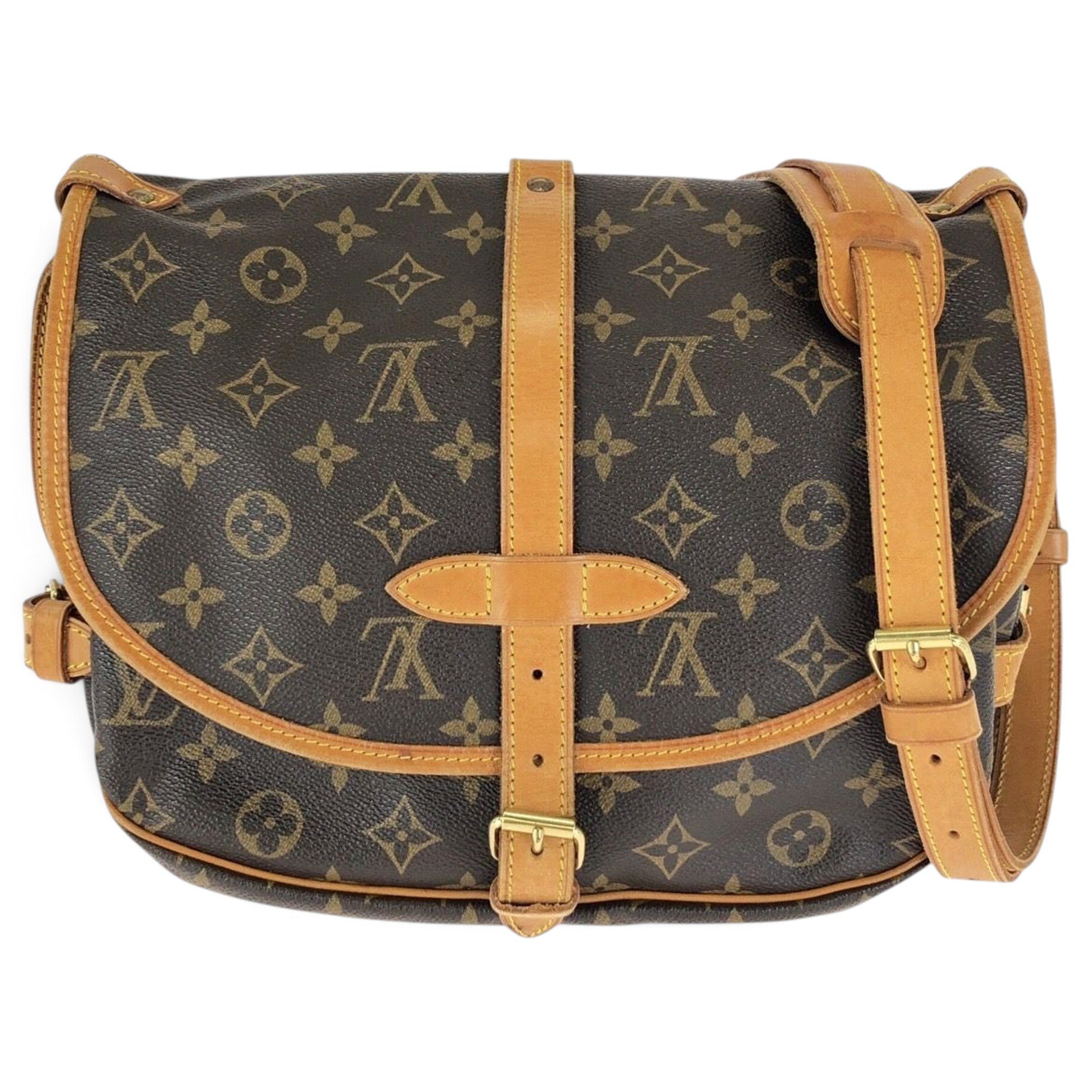 Saumur leather crossbody bag