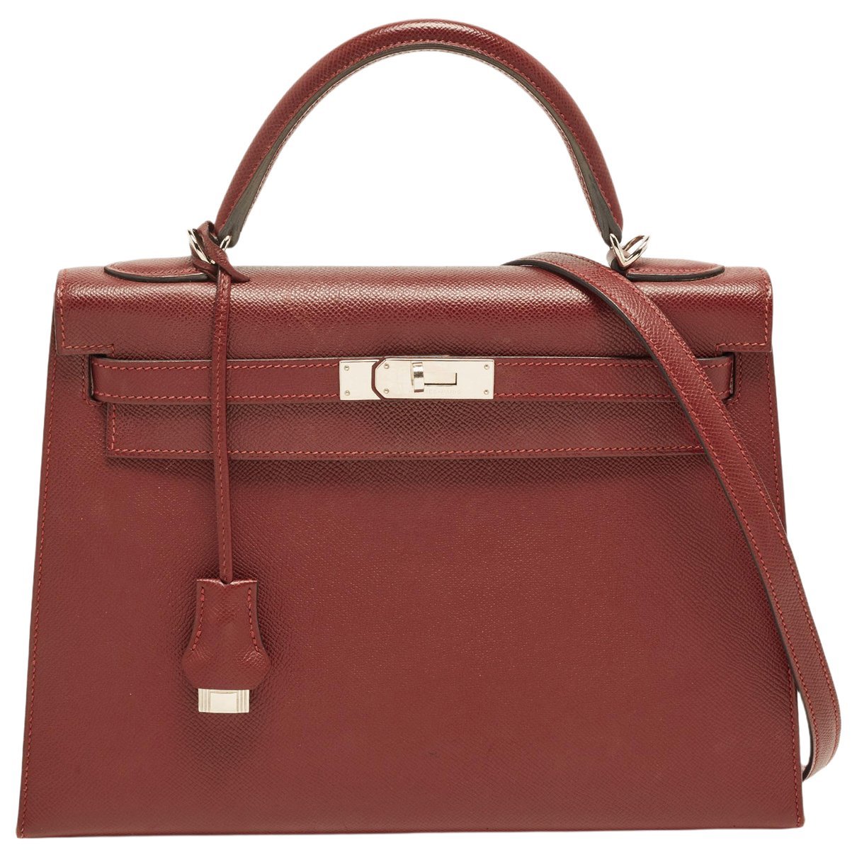 Kelly 32 leather satchel