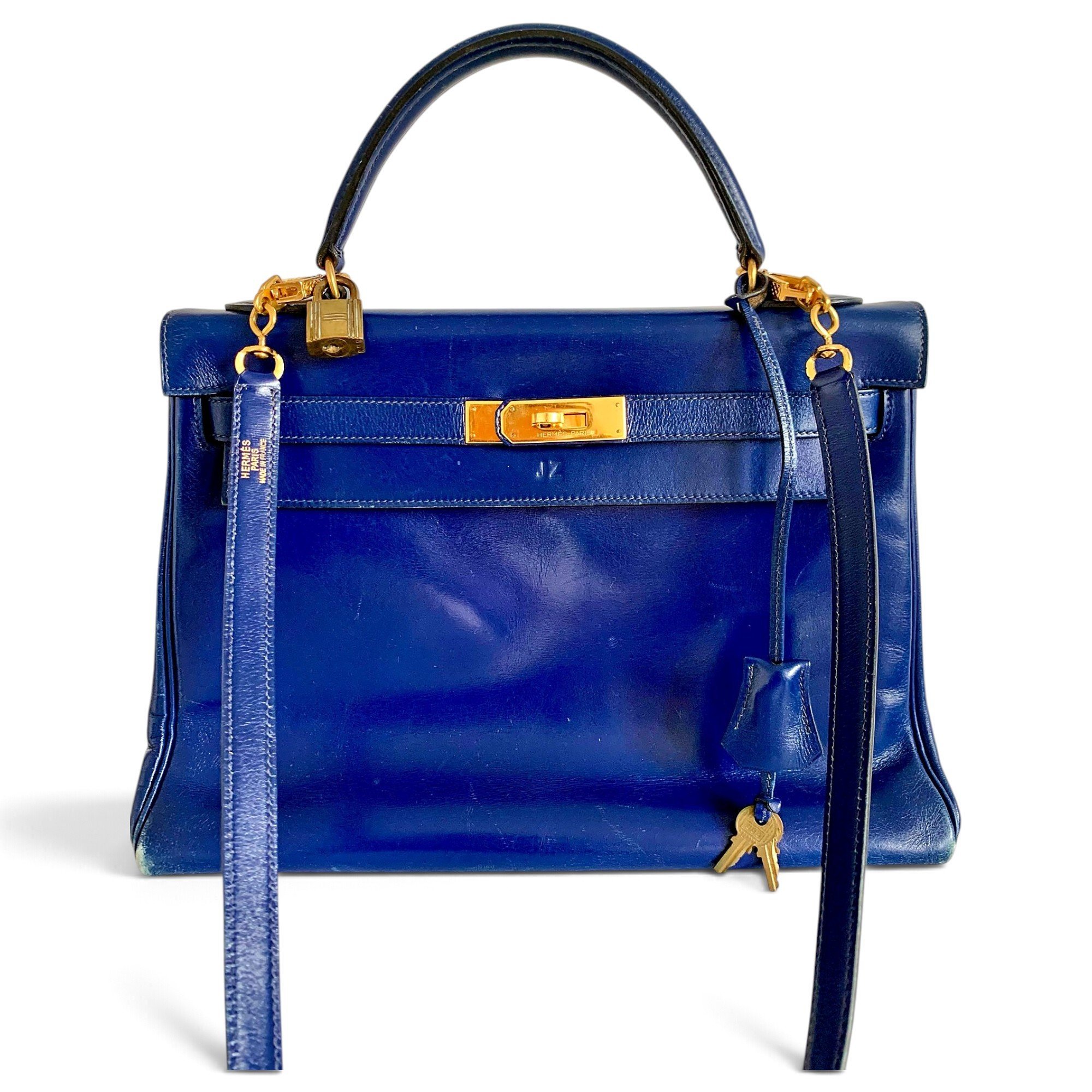 Kelly 32 leather handbag
