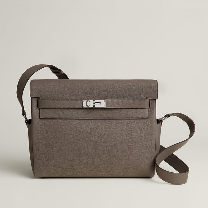 Gris Étain Kelly Messenger Bag