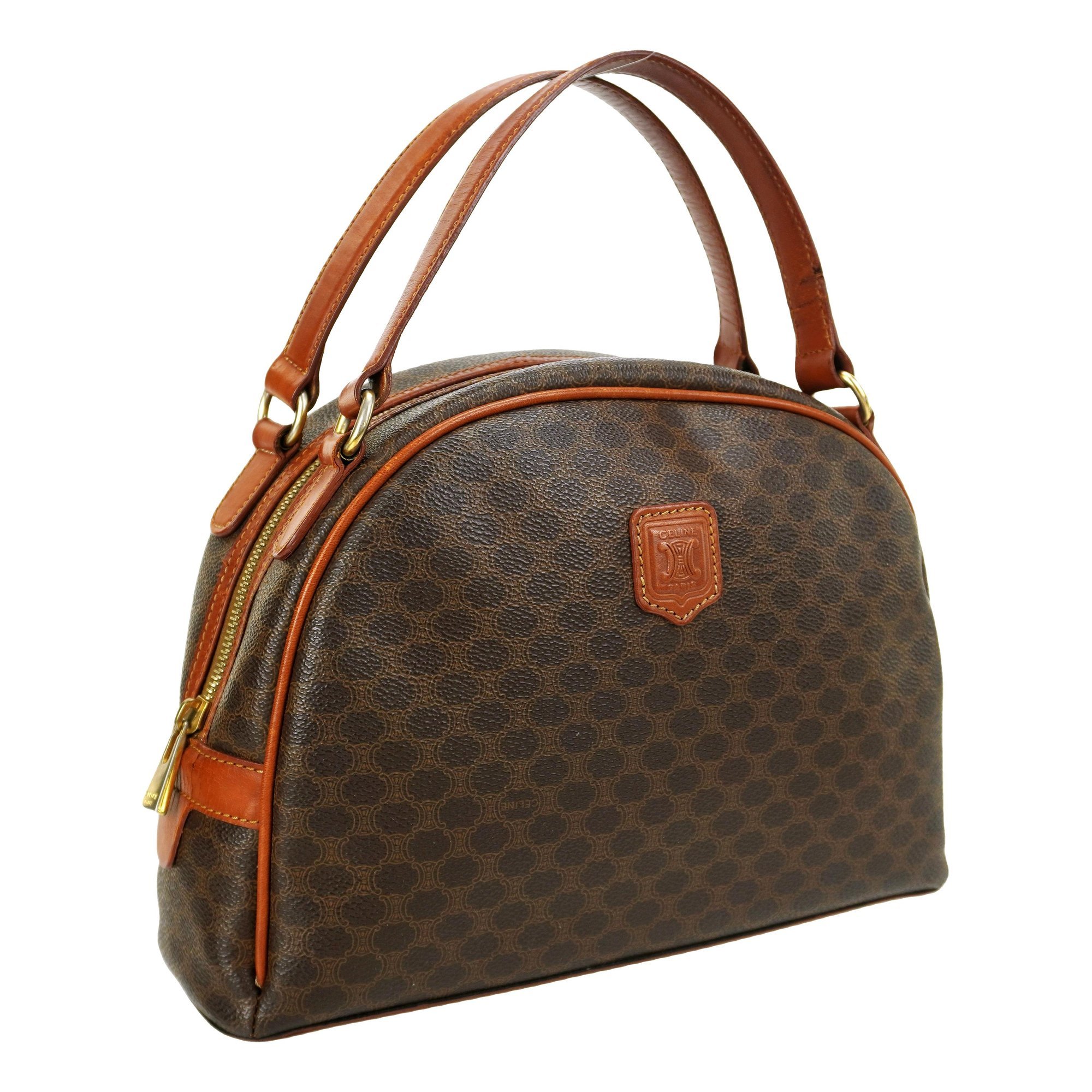 Triomphe leather tote