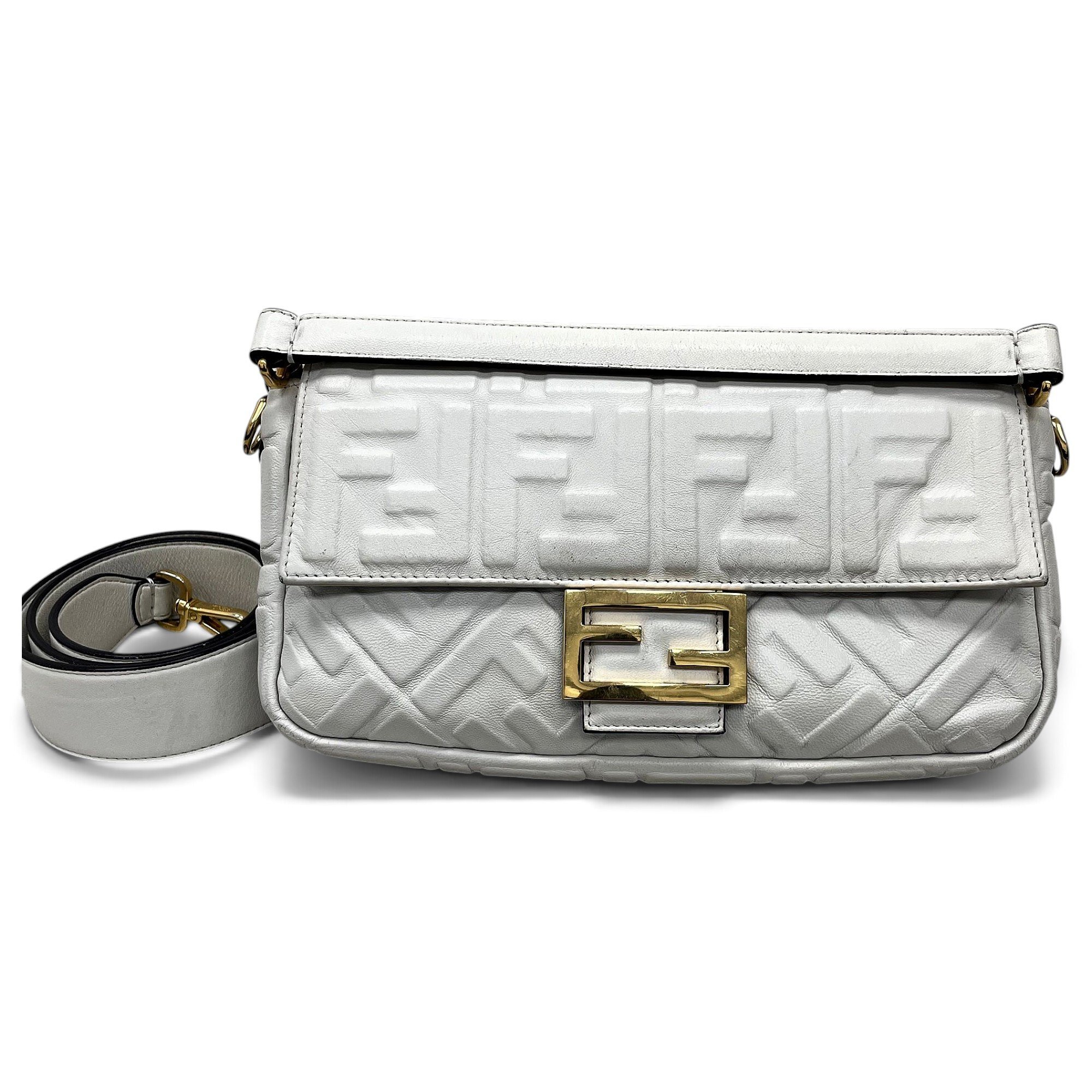 Baguette leather handbag