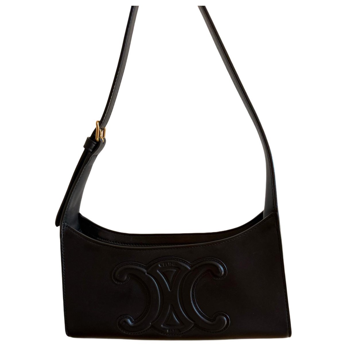 Triomphe leather handbag