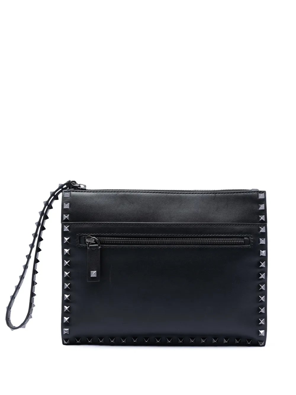 2018-2026 Leather Rockstud clutch bag